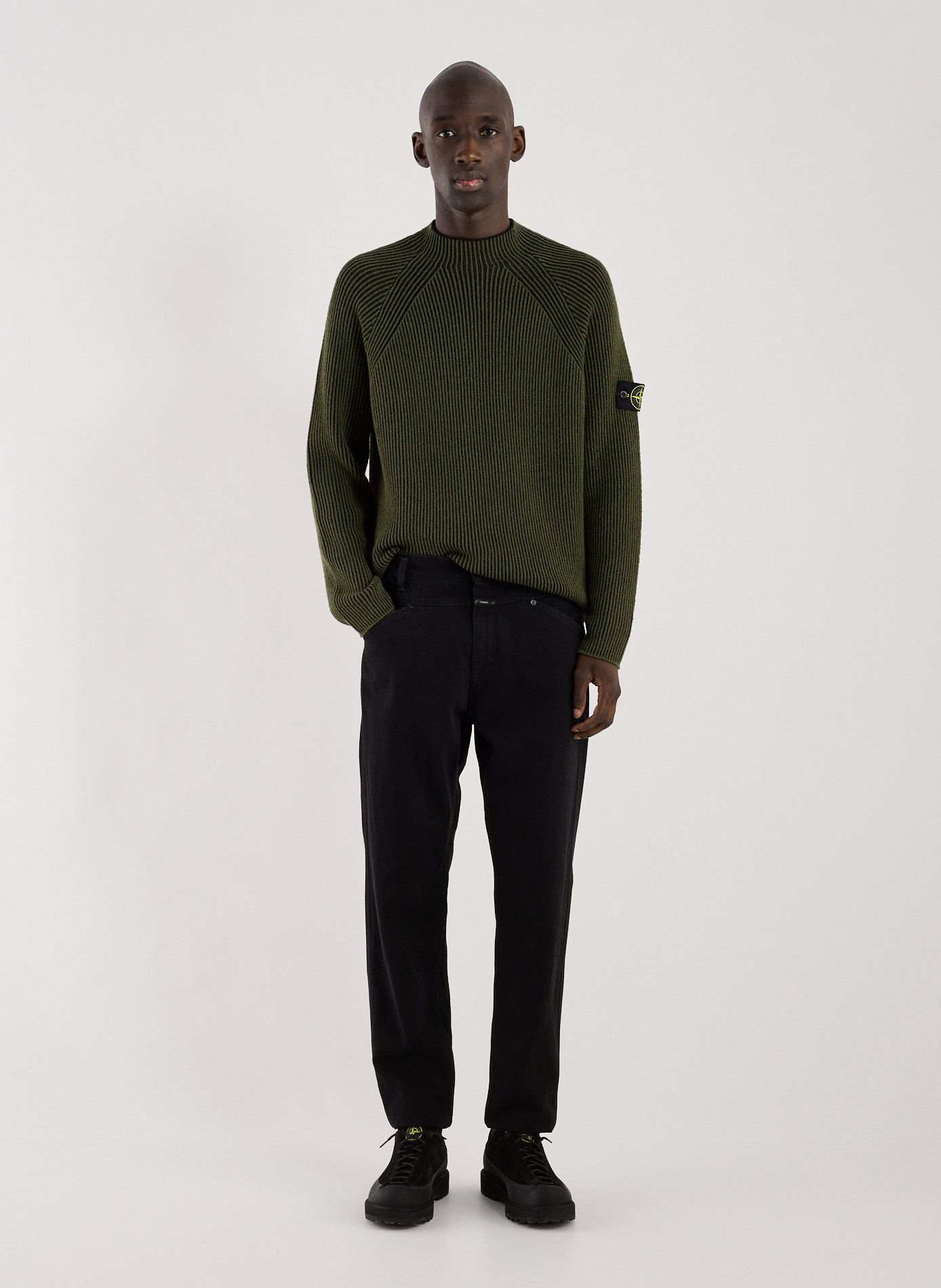 Wool blend Jumper STONE ISLAND Green