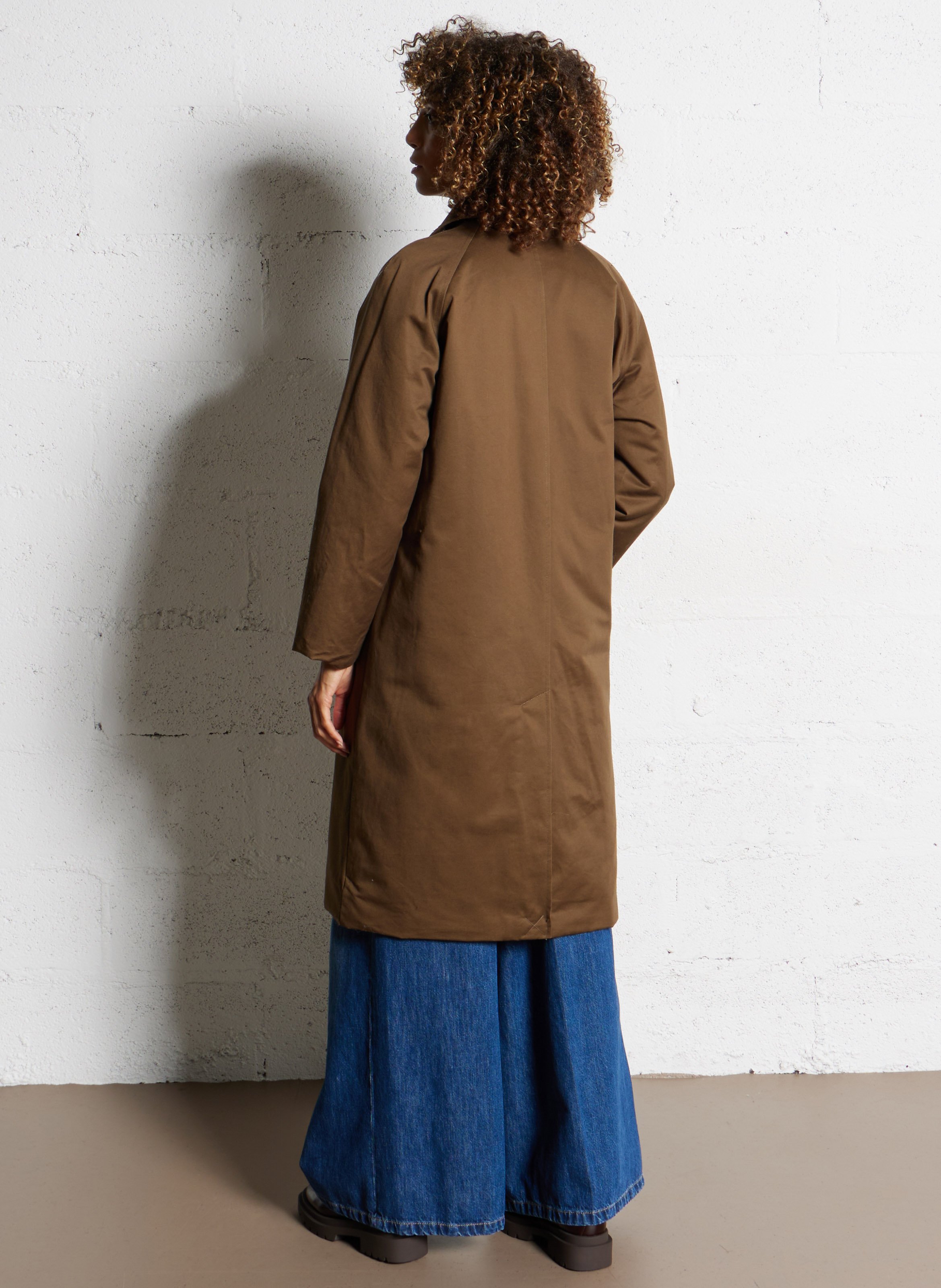 Parka col classique en coton driss MAISON 123 Kaki