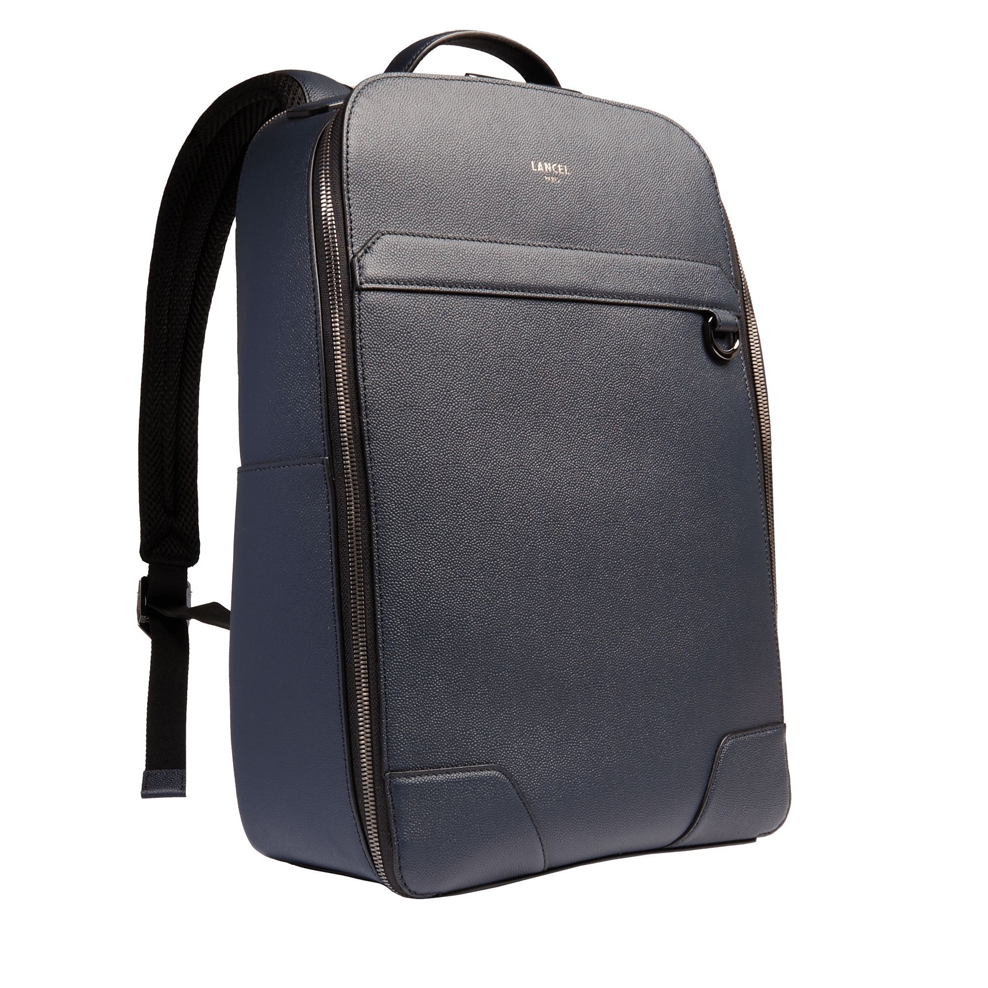 Sac à dos convertible charlie de lancel en cuir LANCEL Bleu