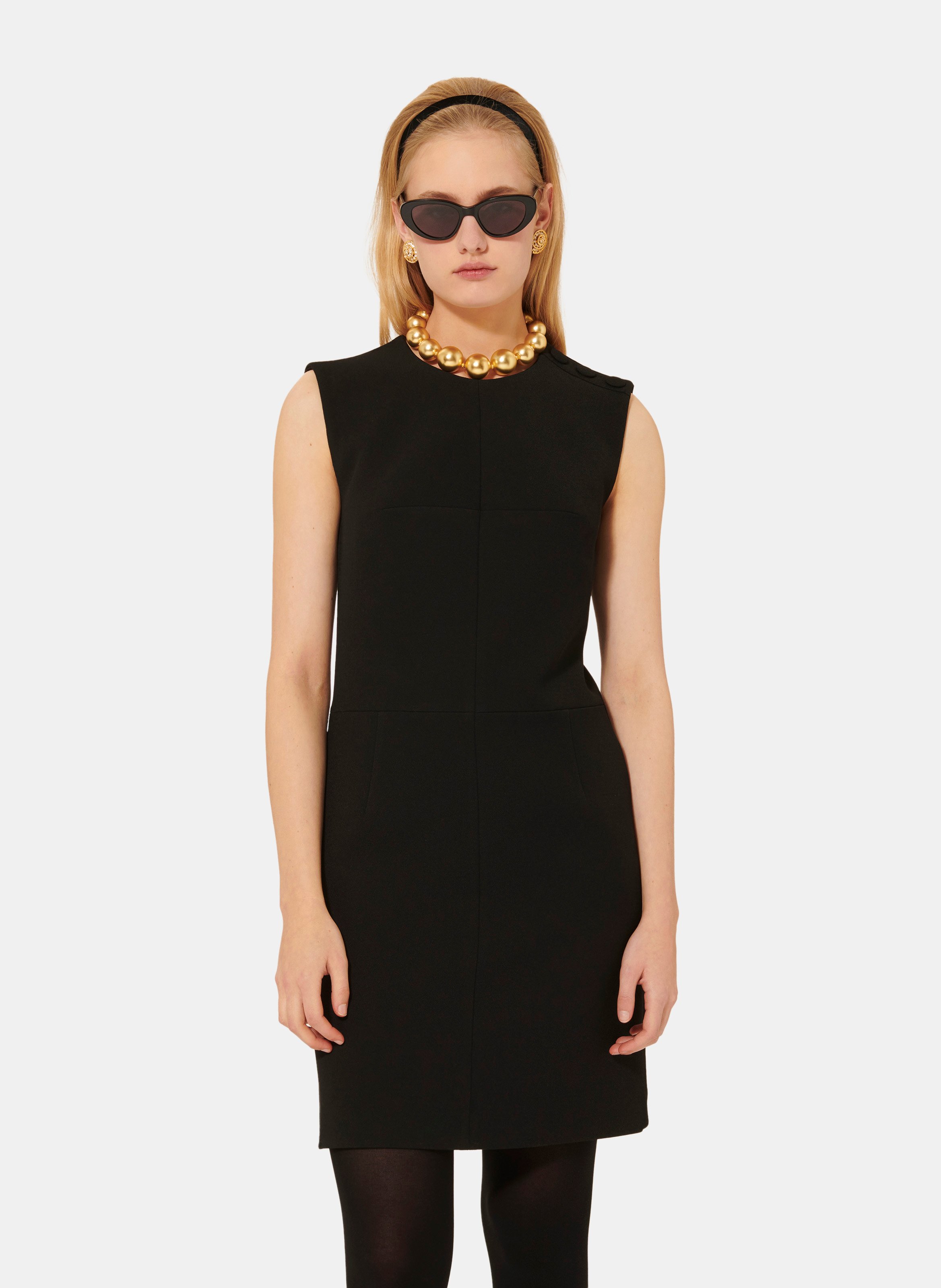 TARA JARMON Robe rohane Noir