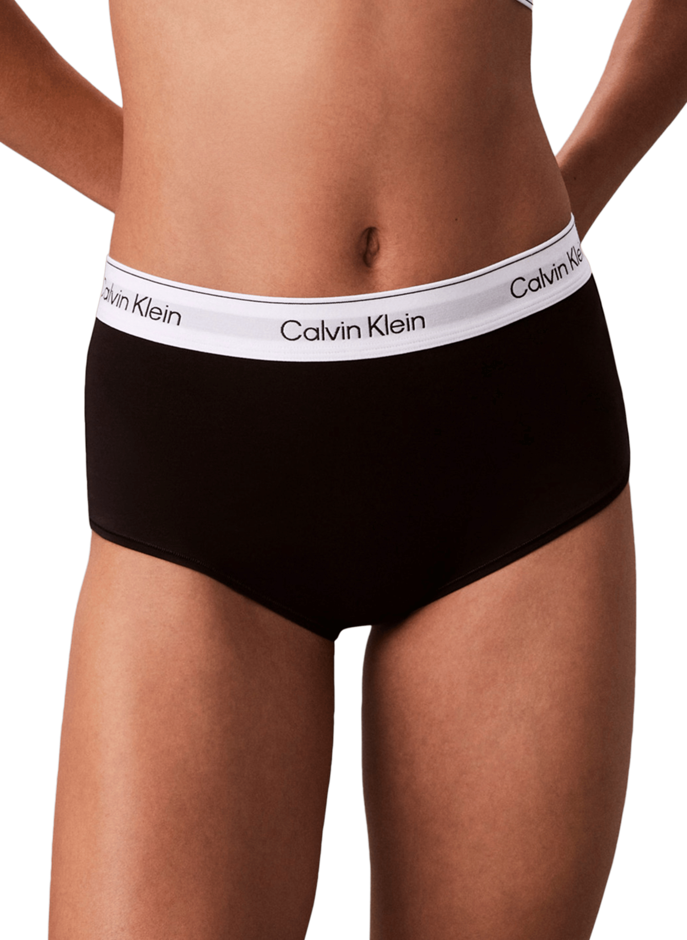 Cotton blend shorts CALVIN KLEIN Black