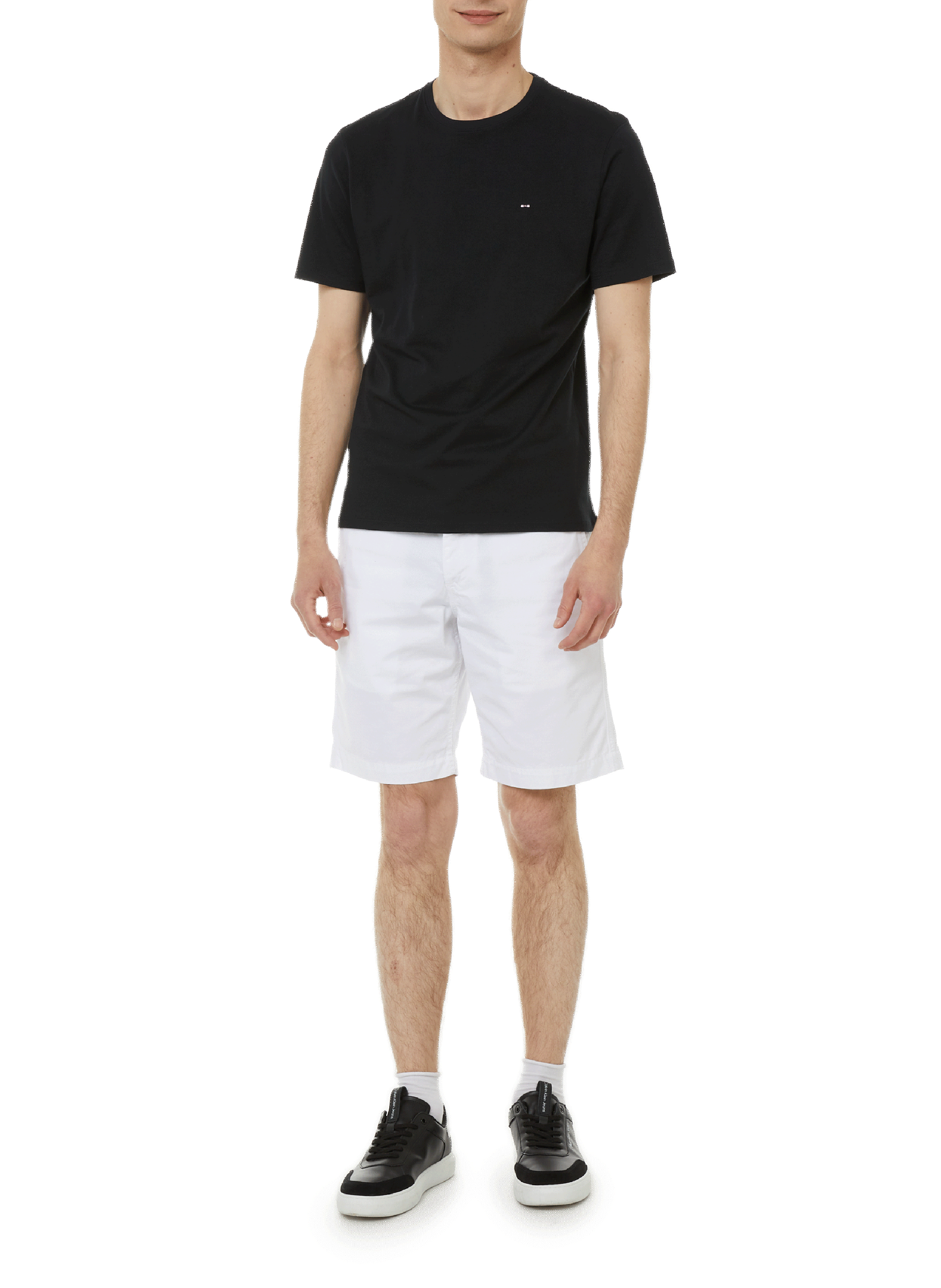 Cotton T-shirt EDEN PARK Black