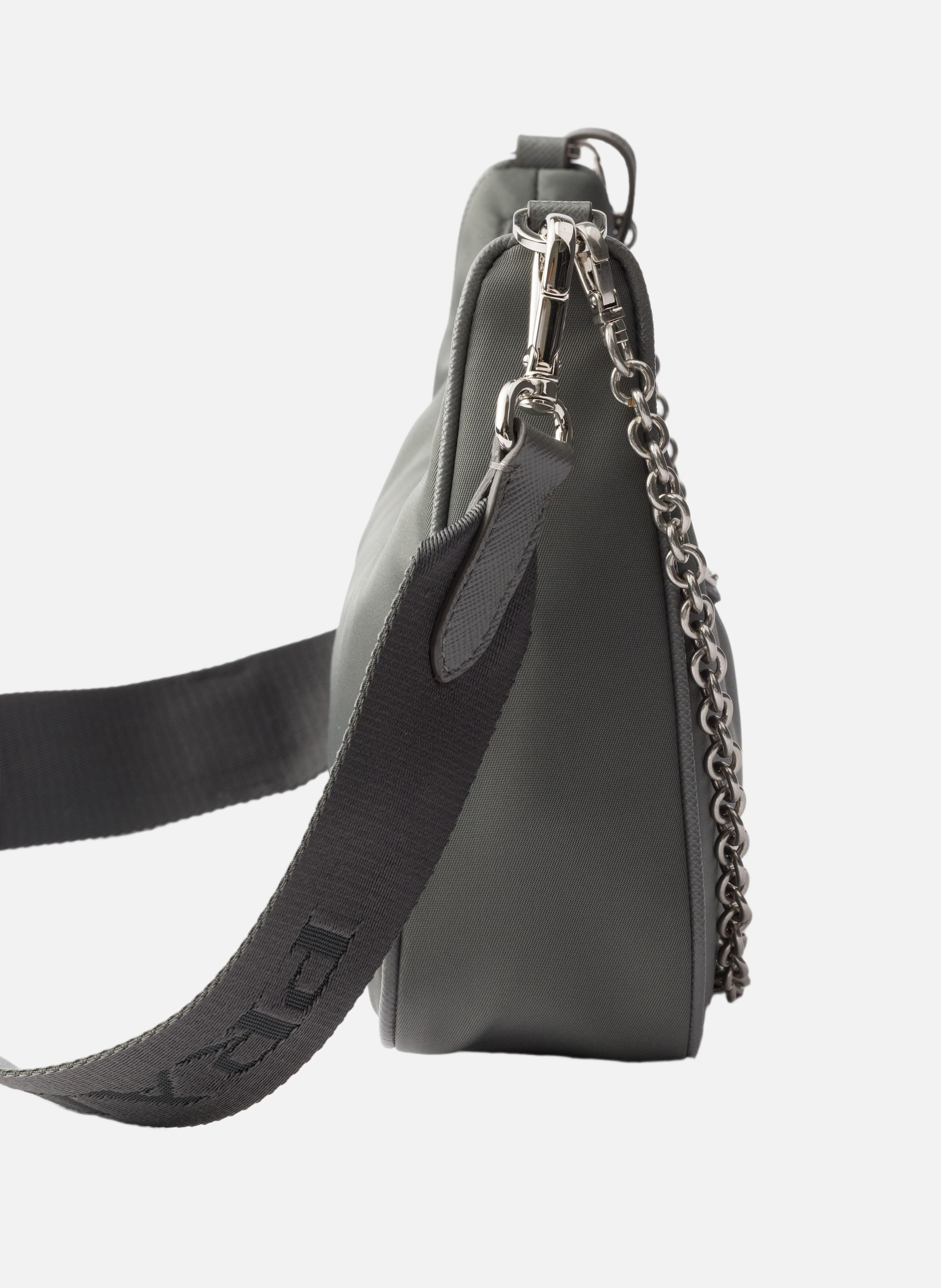 Sac prada re-edition 2005 en re-nylon PRADA Gris