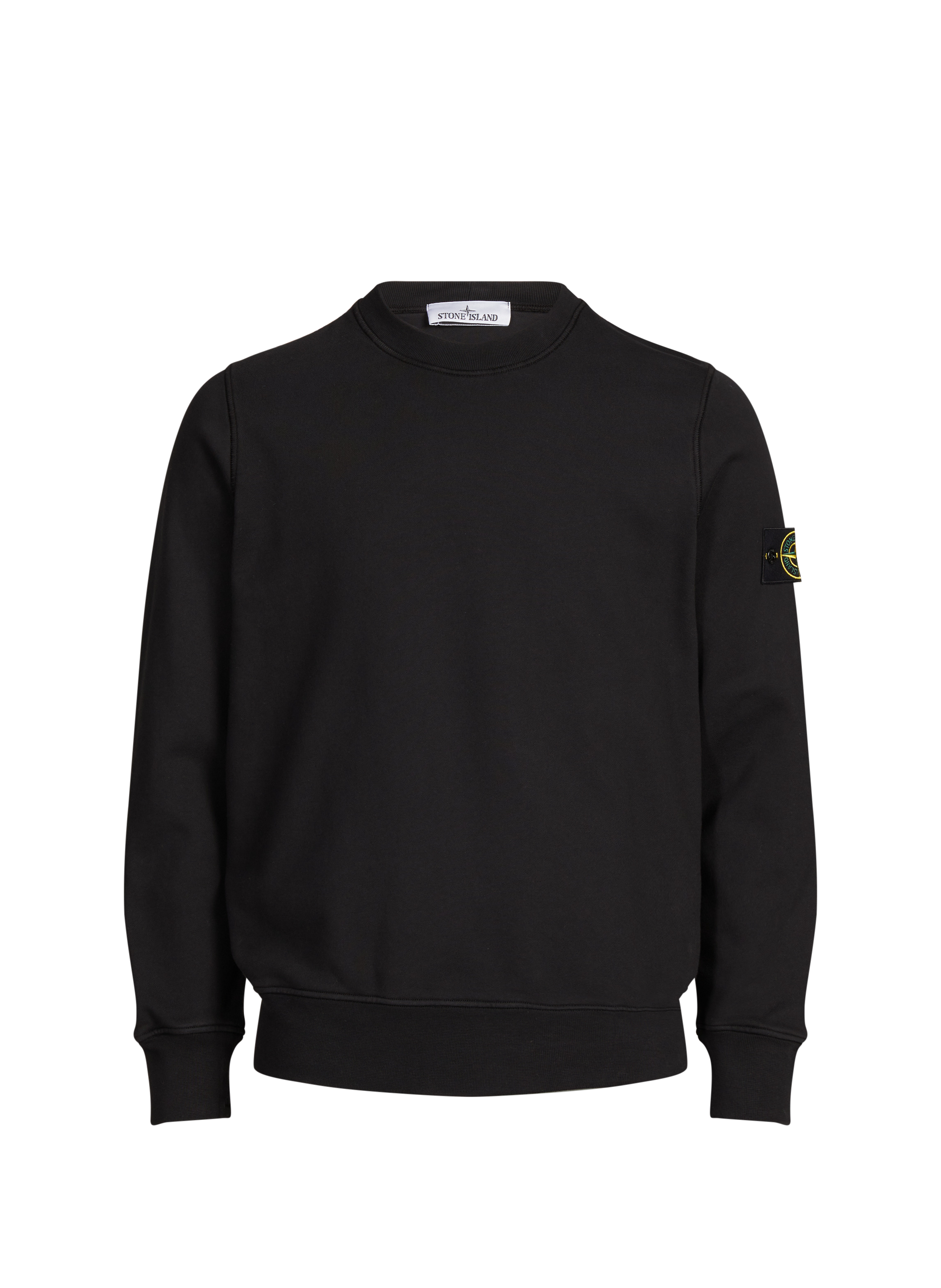 Sweatshirt en coton STONE ISLAND Noir