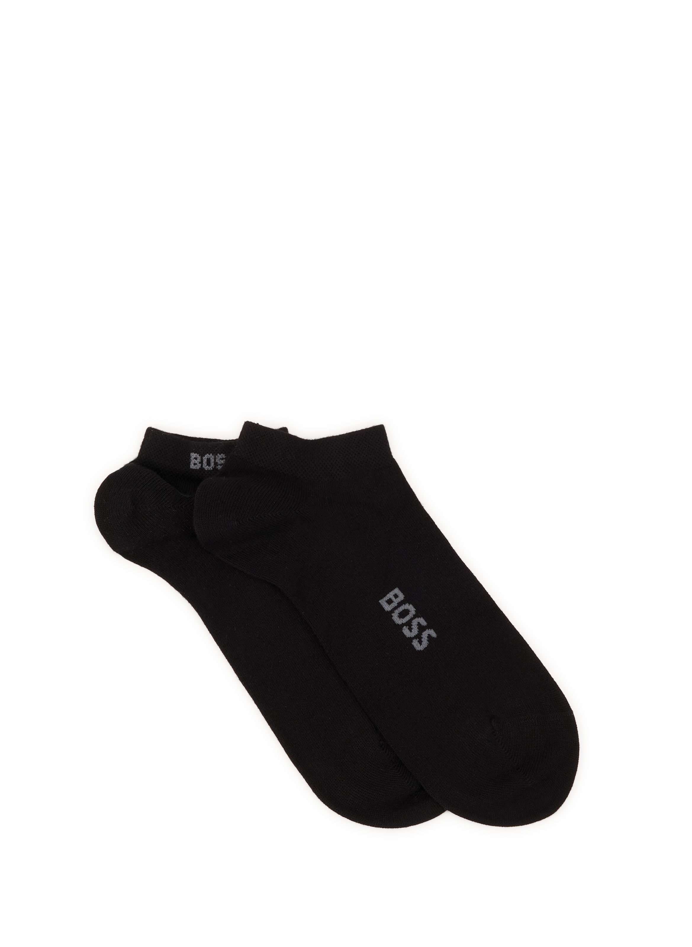 Lot de 2 paires de chaussettes basses BOSS Noir