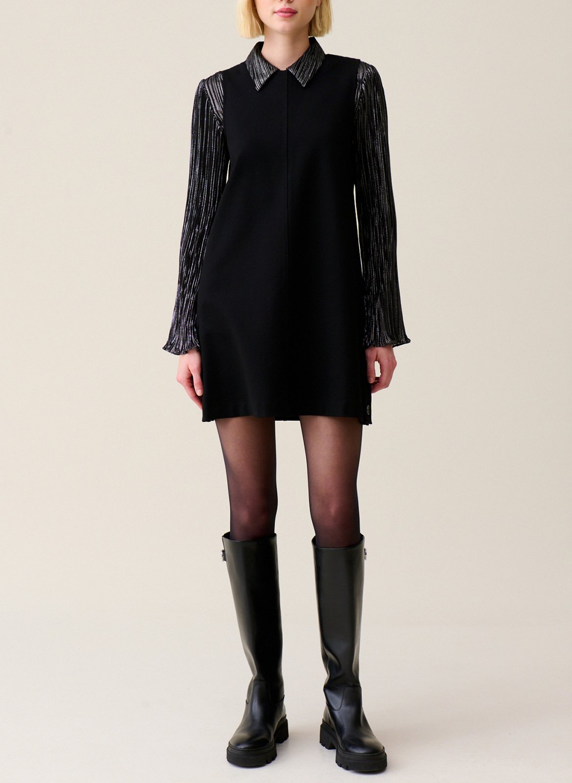 Robe courte sans manches CLAUDIE PIERLOT Noir