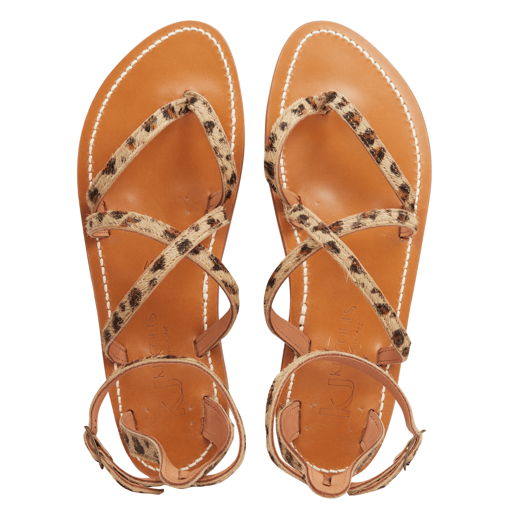 Epicure leren sandalen K. JACQUES Veelkleurig