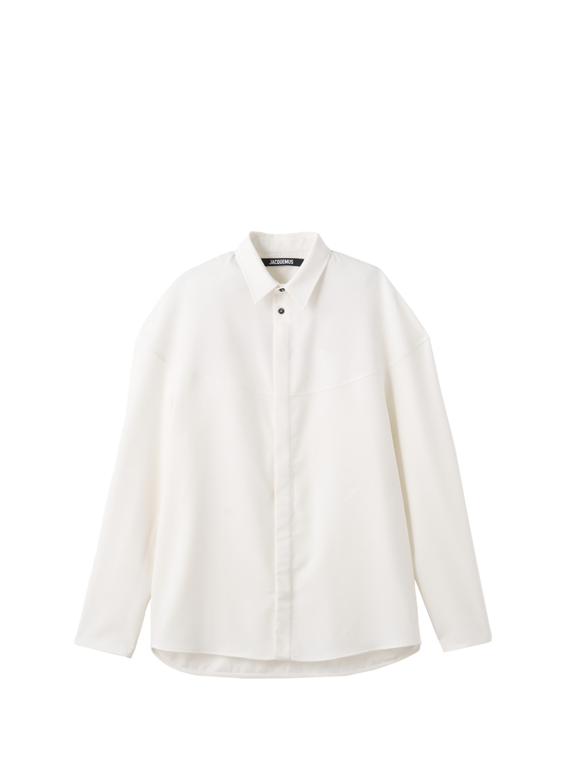Chemise oversize en laine JACQUEMUS Blanc