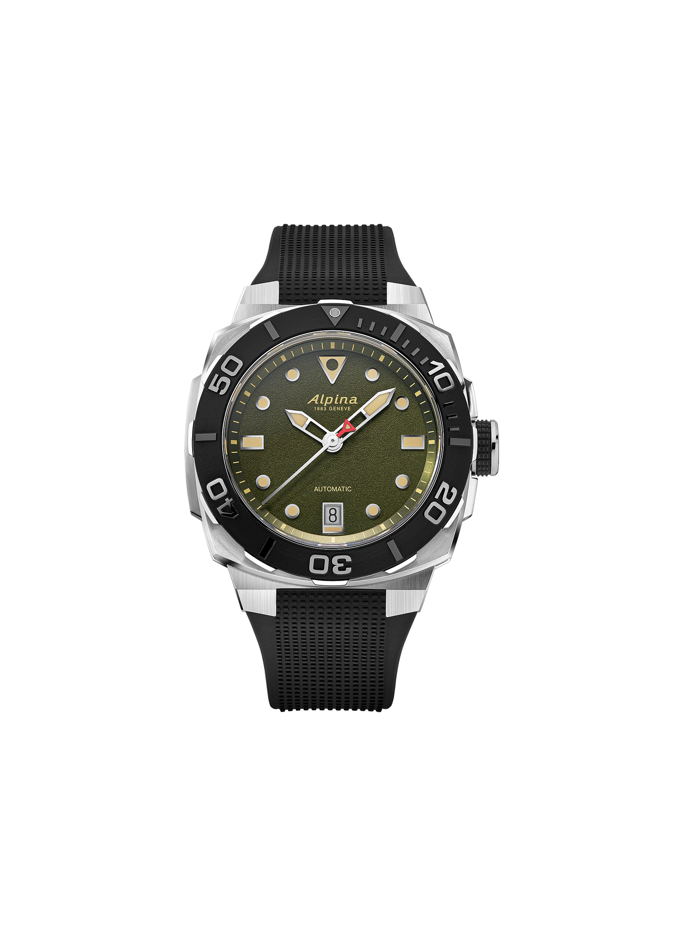 Montre automatique Diver Extreme Automatic en caoutchouc ALPINA Vert