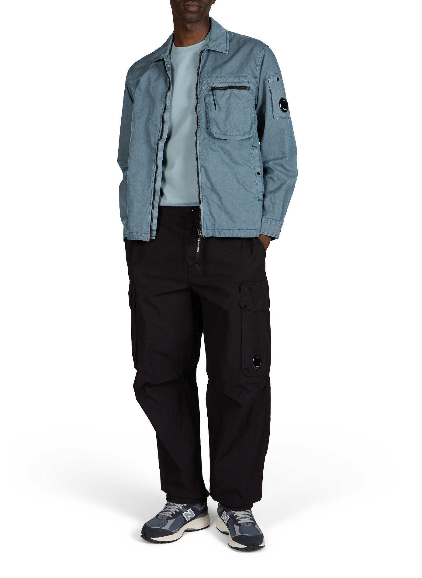 Cotton Cargo Pants CP COMPANY Black