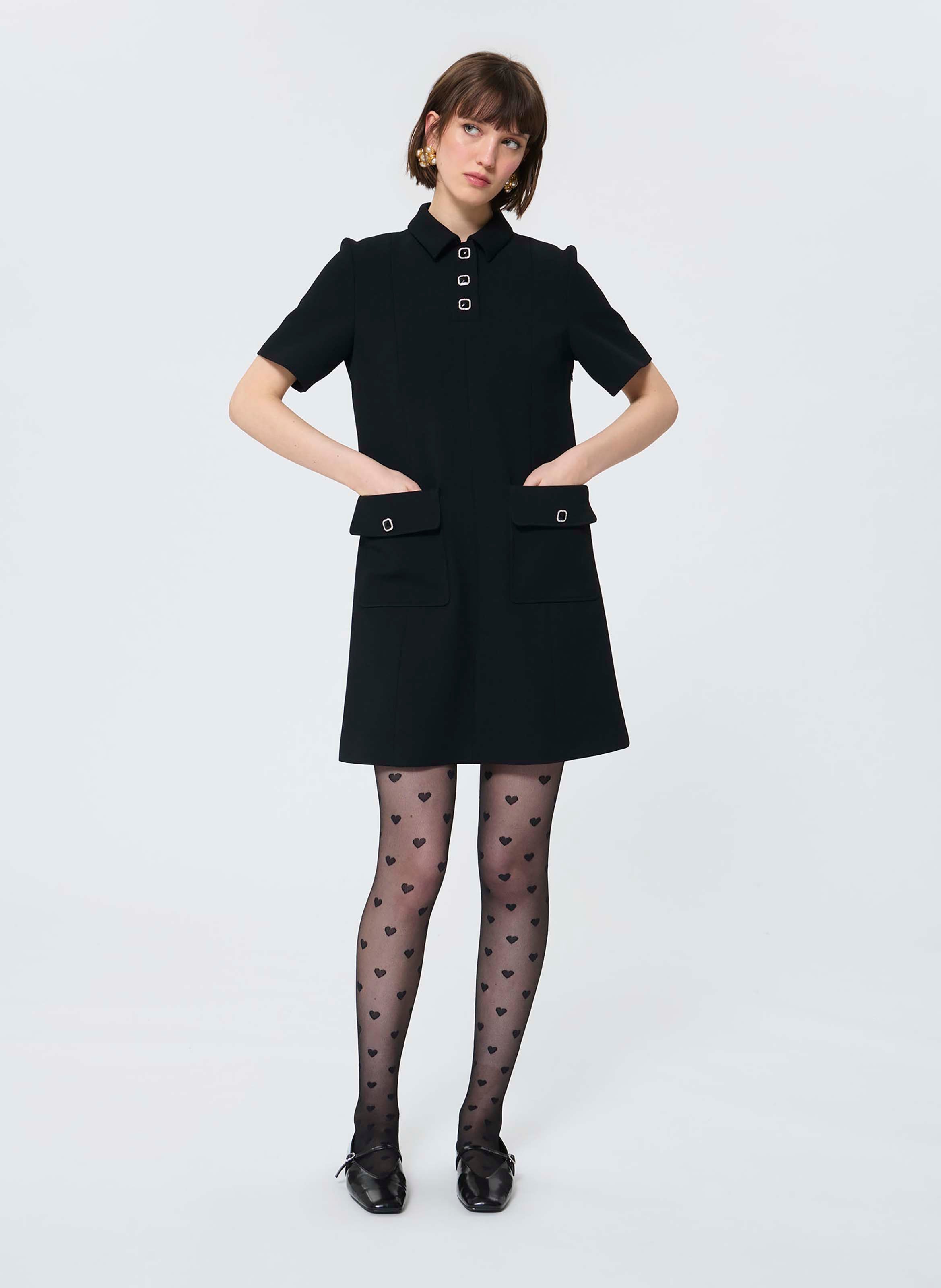 Robe roanne TARA JARMON Noir