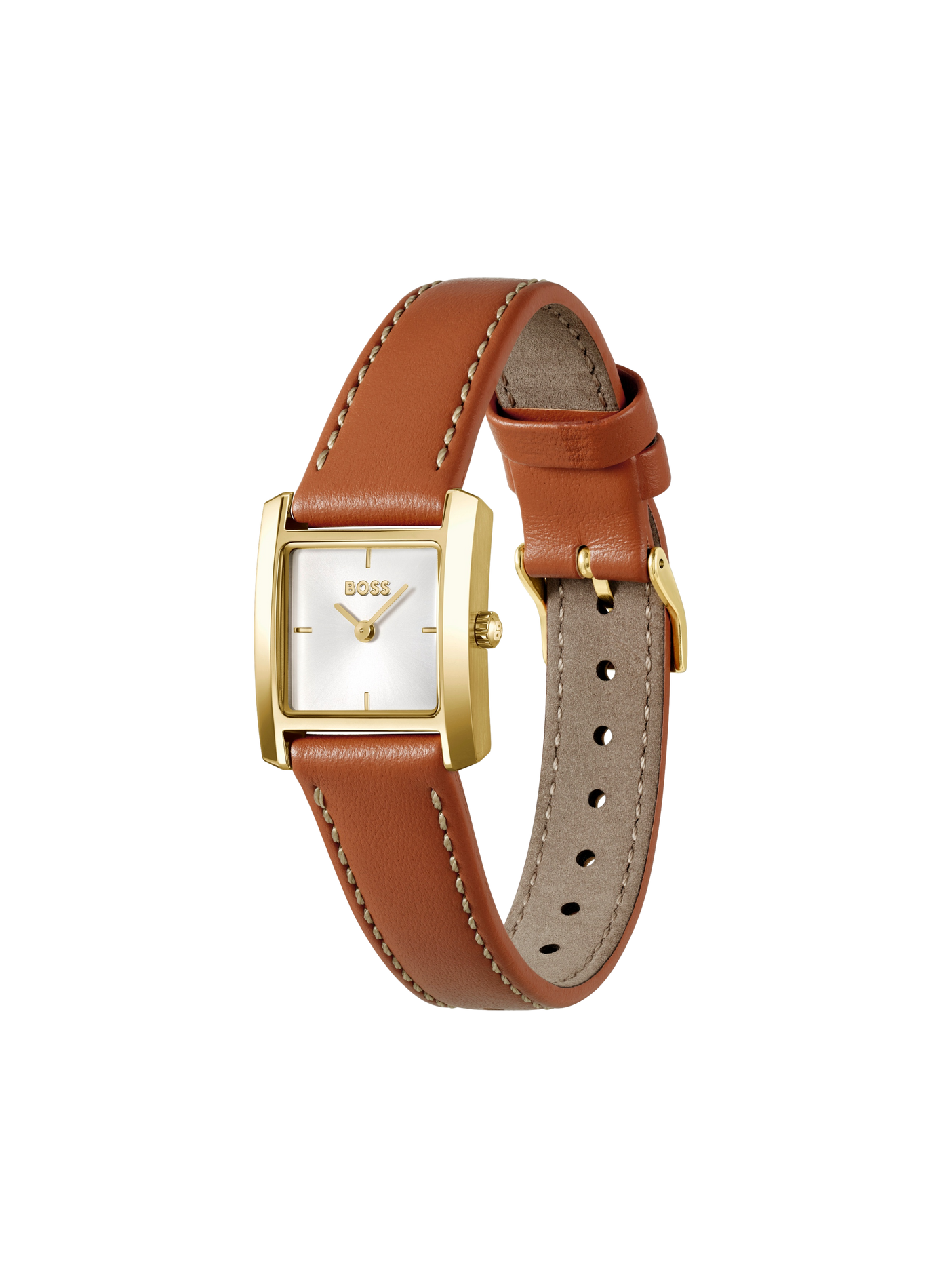 Montre quartz Lucy Scala en acier inoxydable BOSS MONTRES Blanc