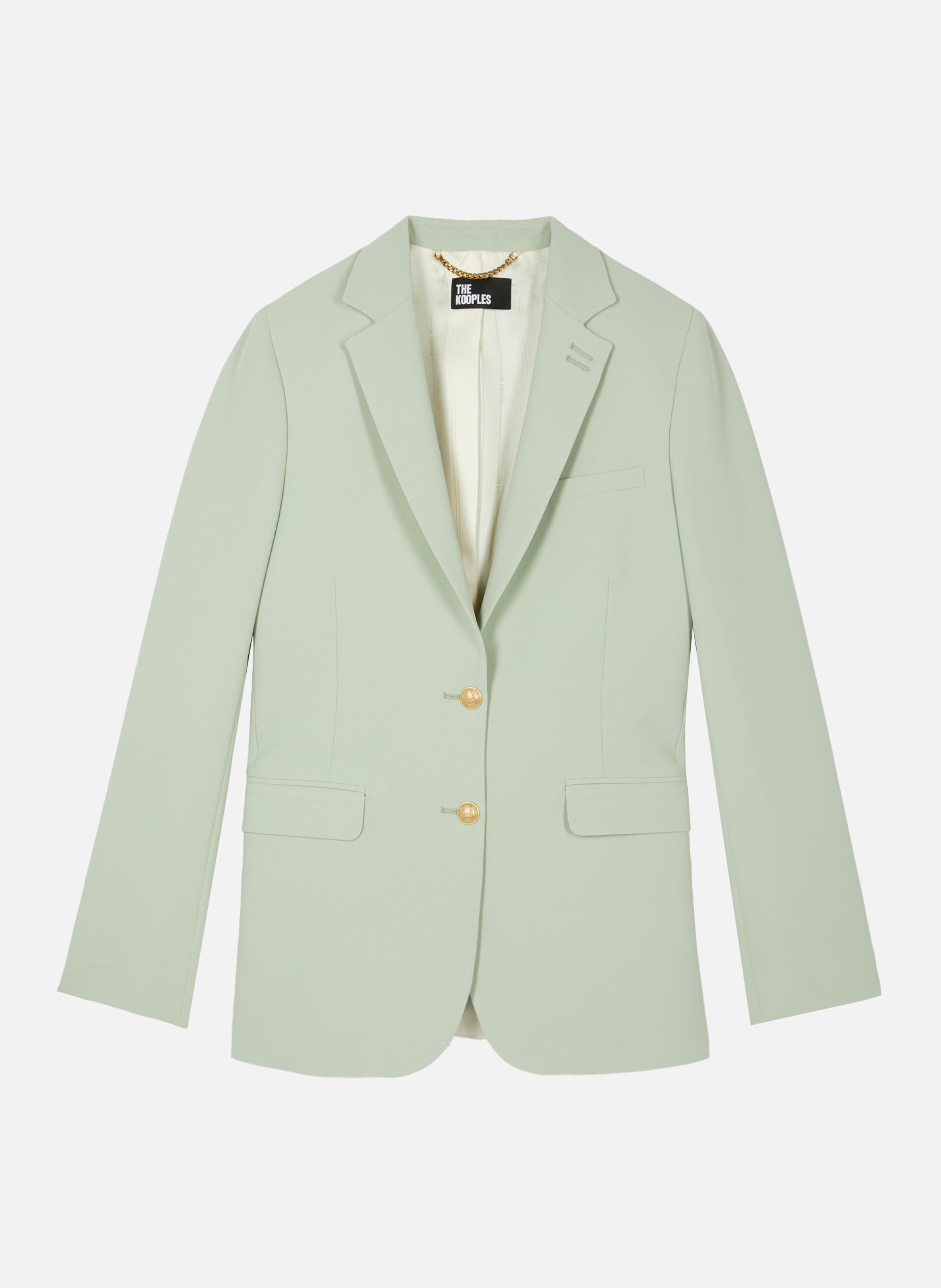 Veste de tailleur droite THE KOOPLES Vert