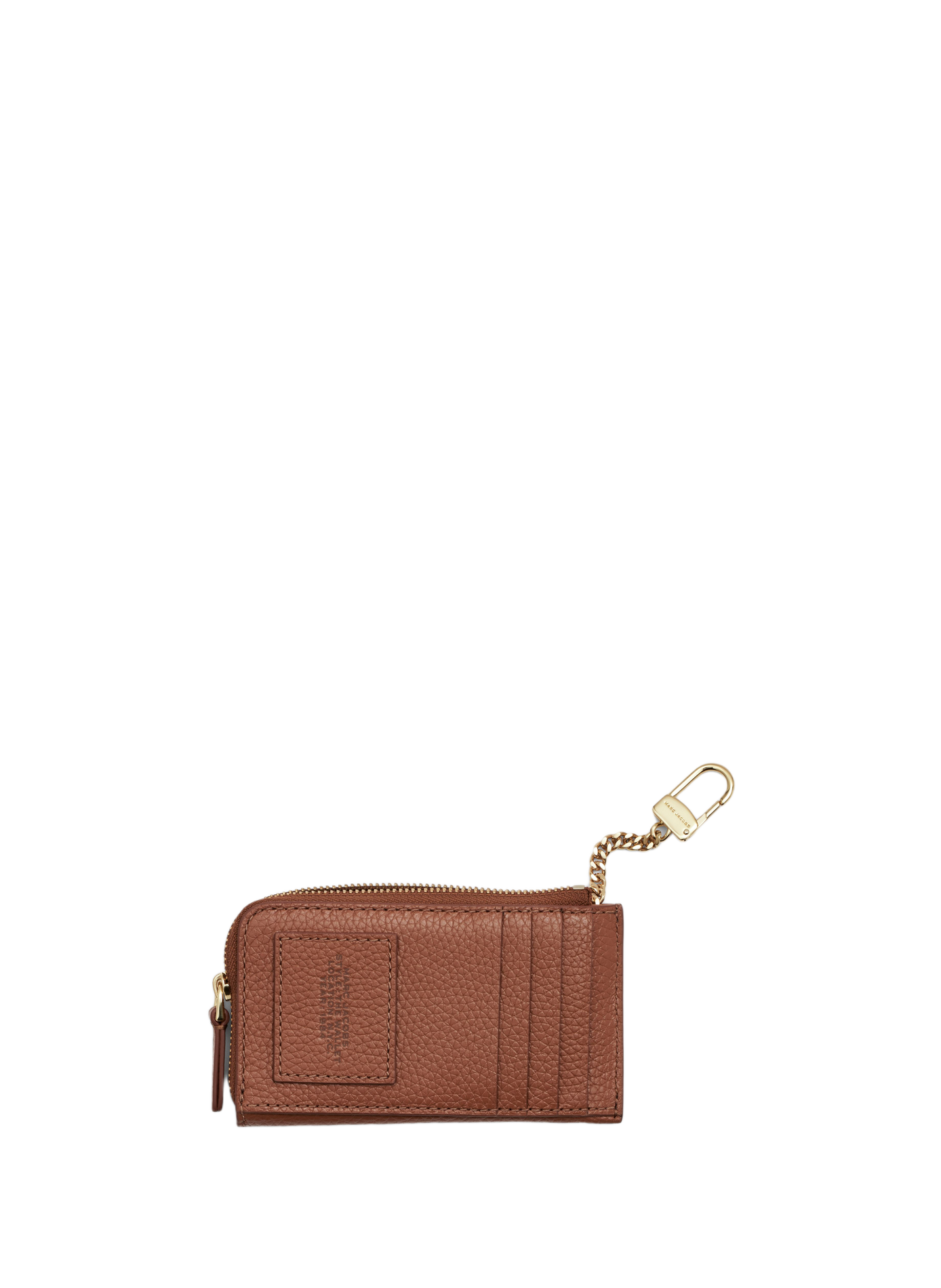 Porte-monnaie The Leather Top Zip MARC JACOBS Marron