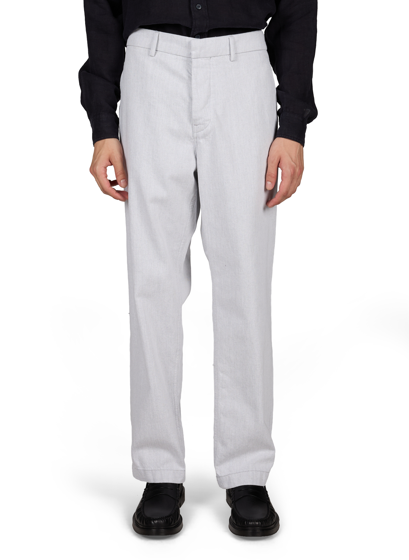 Wollhose mit geradem Schnitt REPLAY Beige