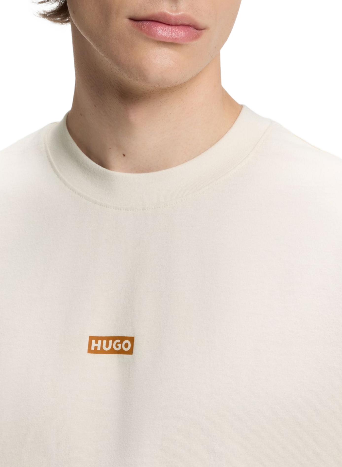 T-shirt en coton Nalono HUGO BLUE Blanc