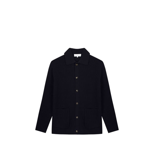 Gilet boutonné en laine uni Gilet boutonné en laine uni