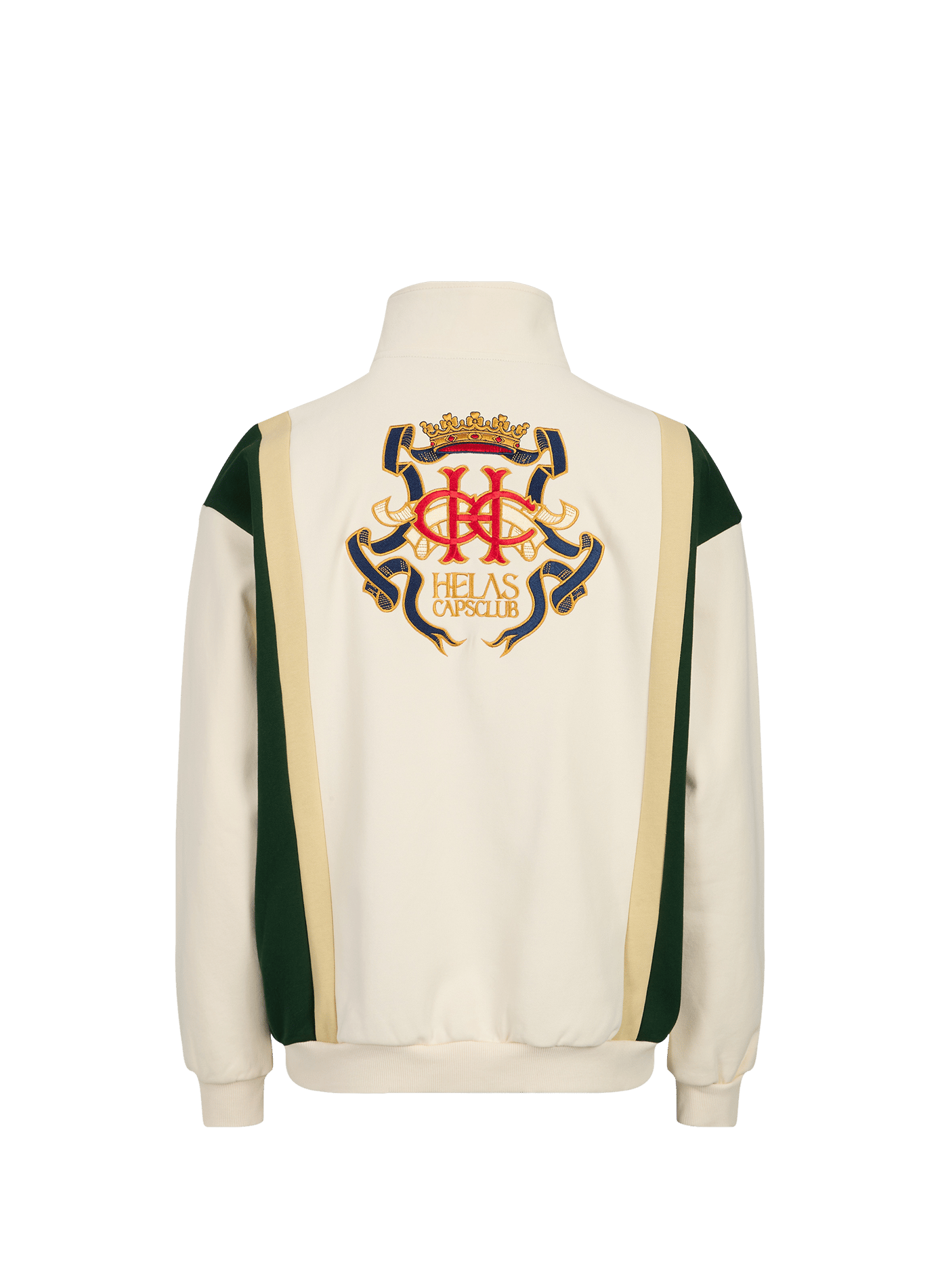 Embroidered sweatshirt in blended cotton HELAS CAPS Beige