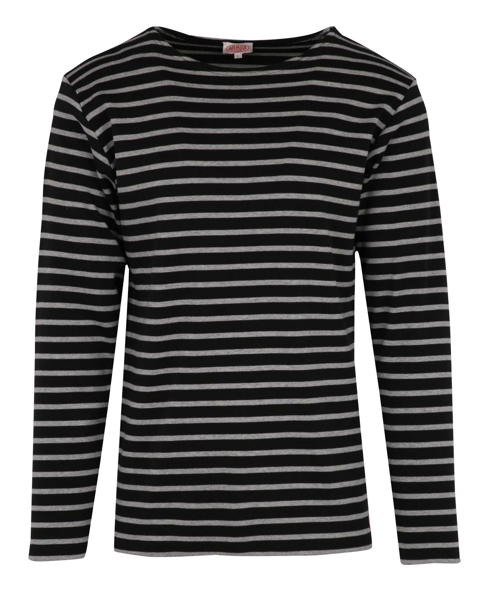 Marinière regular-fit en coton ARMOR-LUX Noir