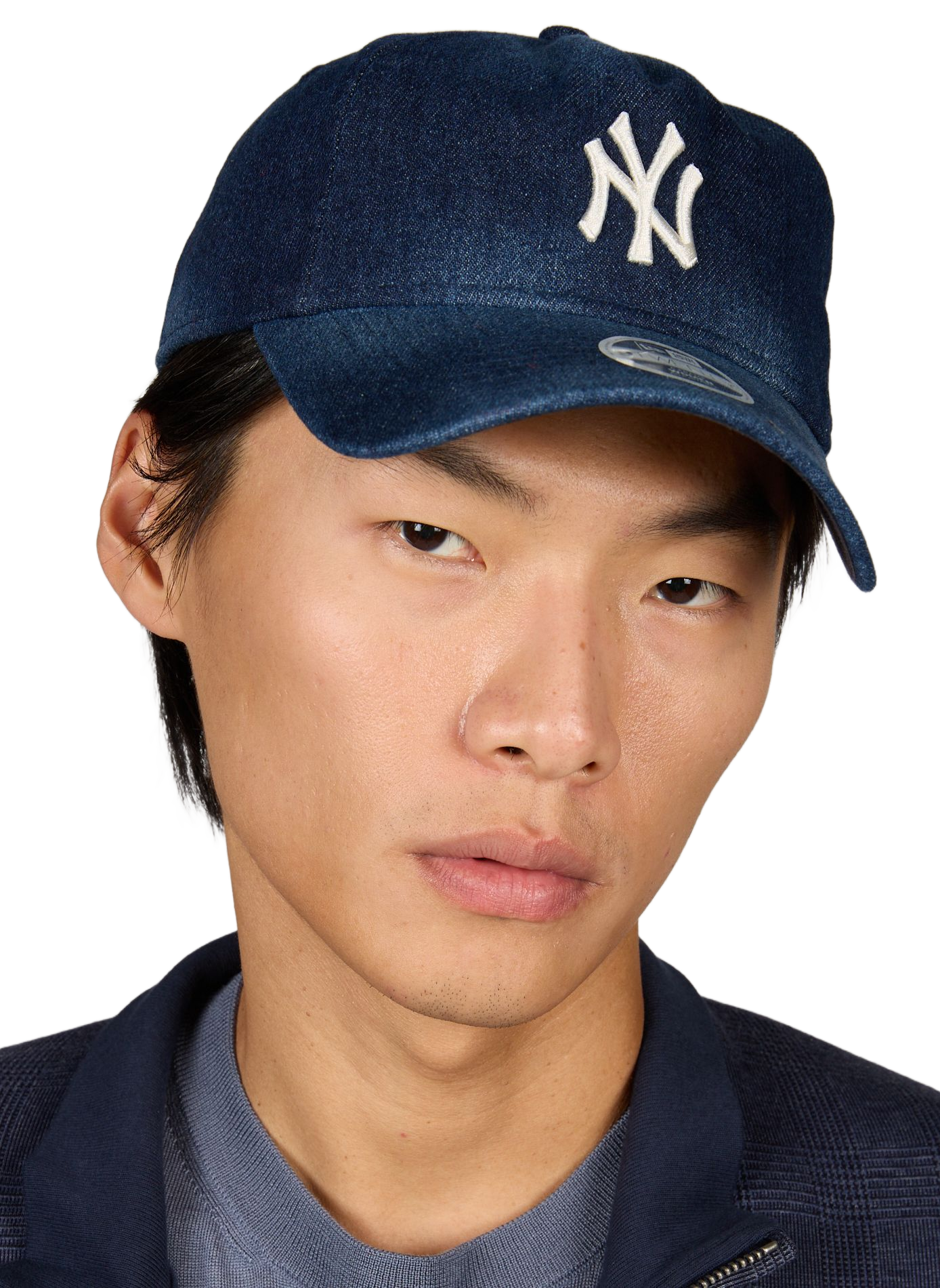Cap with embroidered pattern in mixed cotton NEW ERA Blue