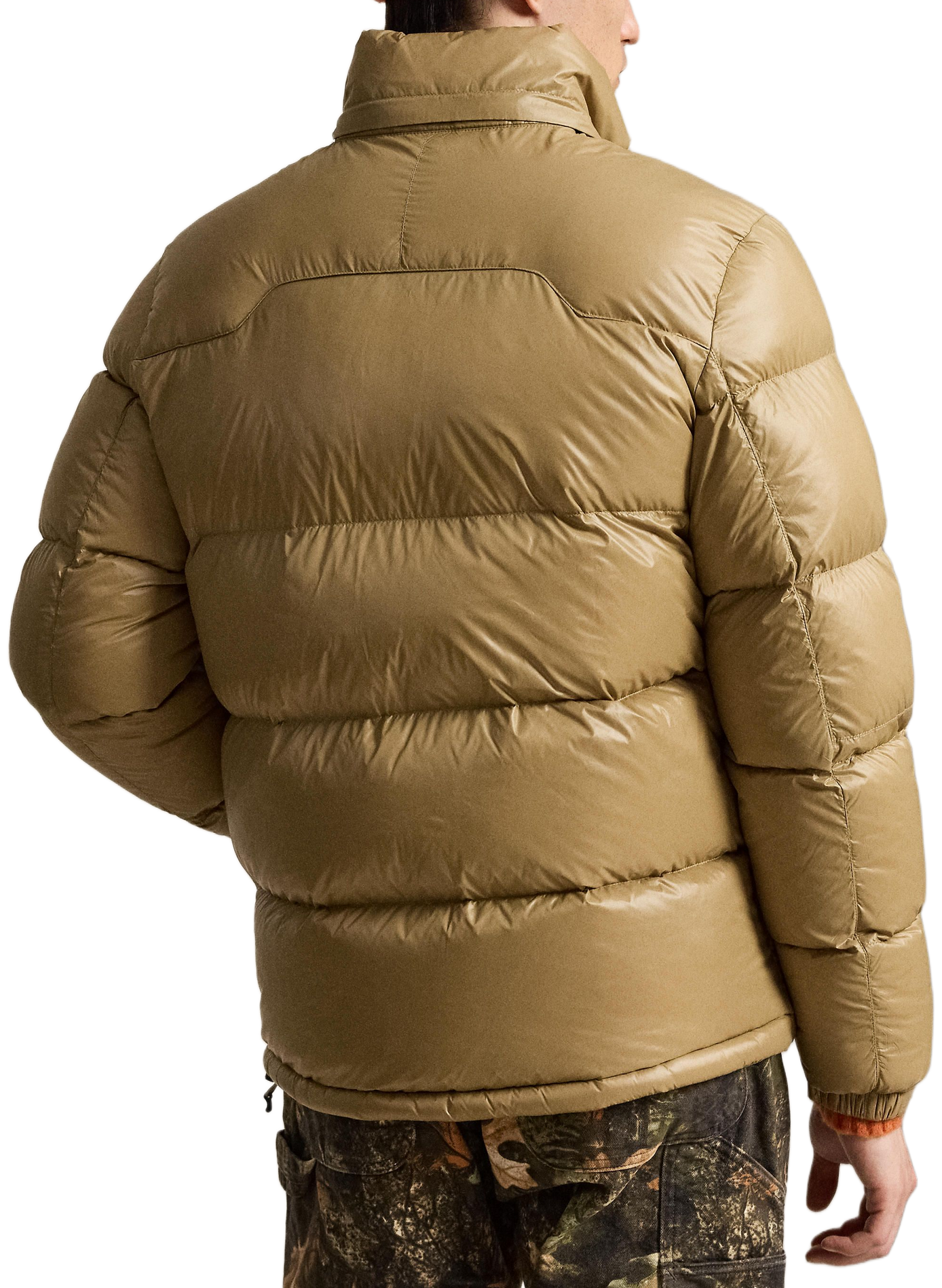 Doudoune droite à capuche amovible POLO RALPH LAUREN Beige