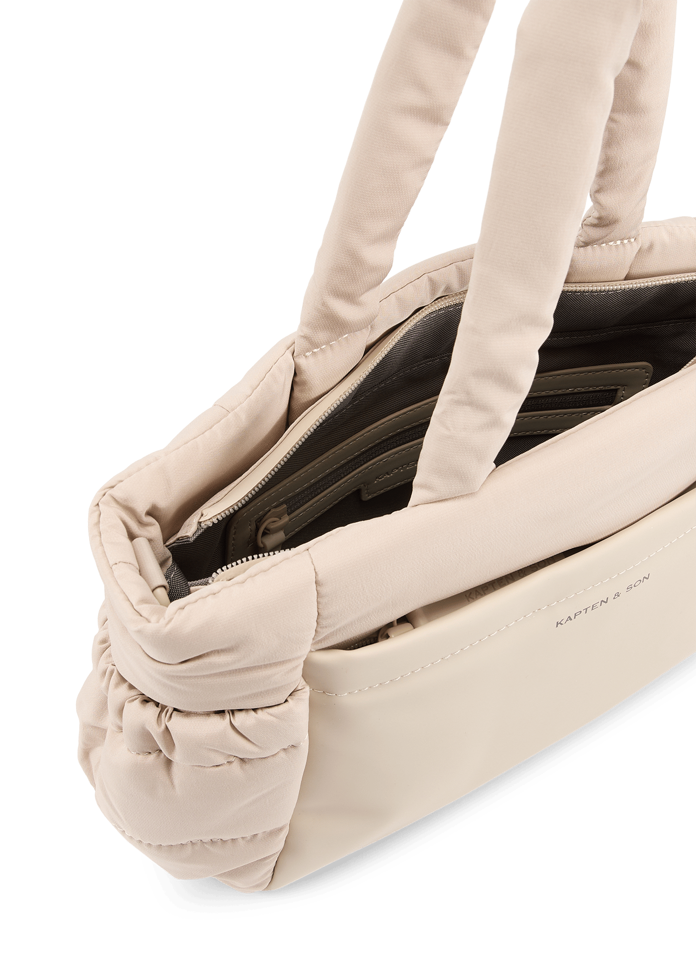 Sac Hellvi cloud small matelassé KAPTEN & SON Beige