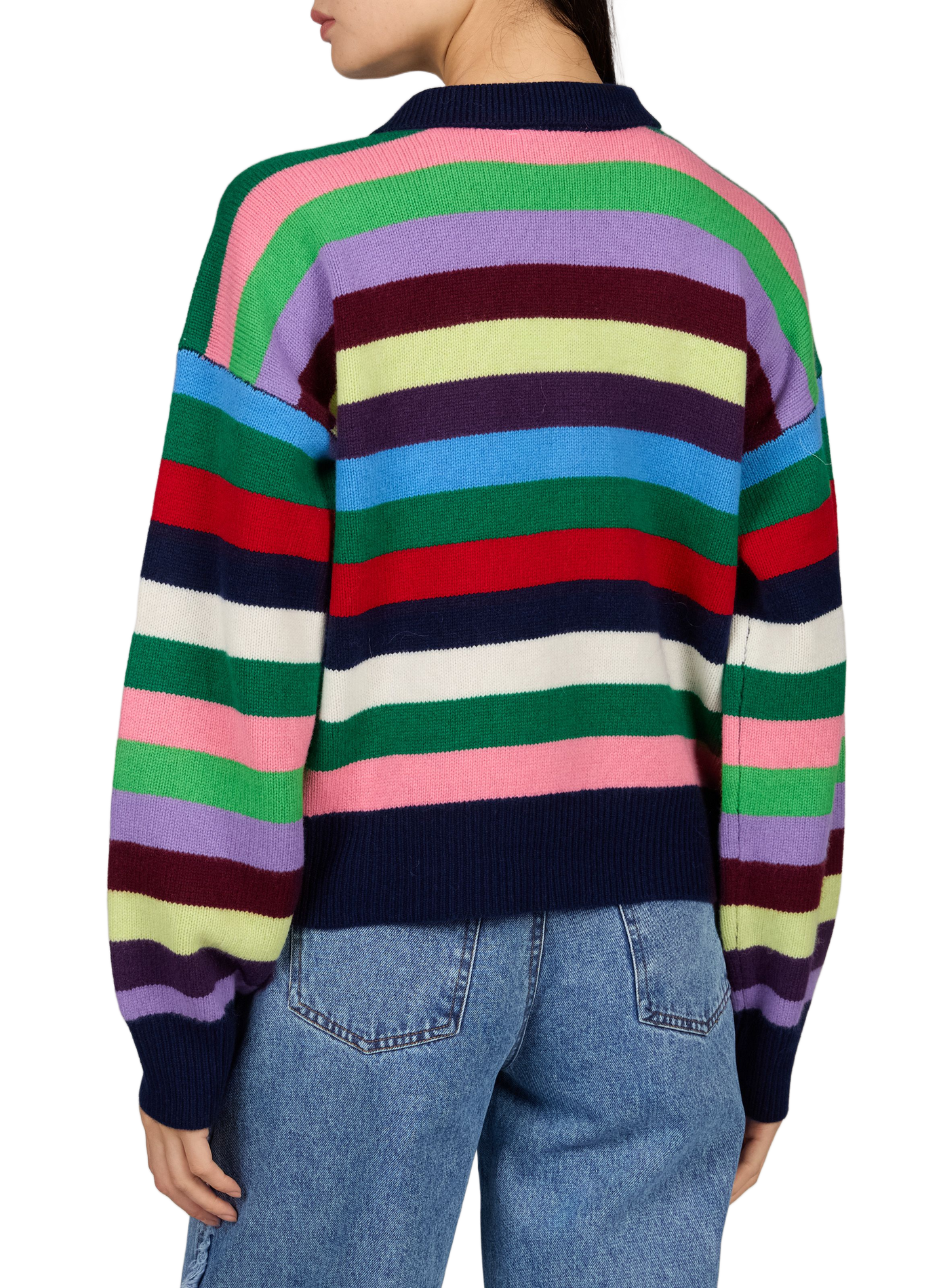 Kurzer Wollpullover LAURE+MAX Mehrfarbig