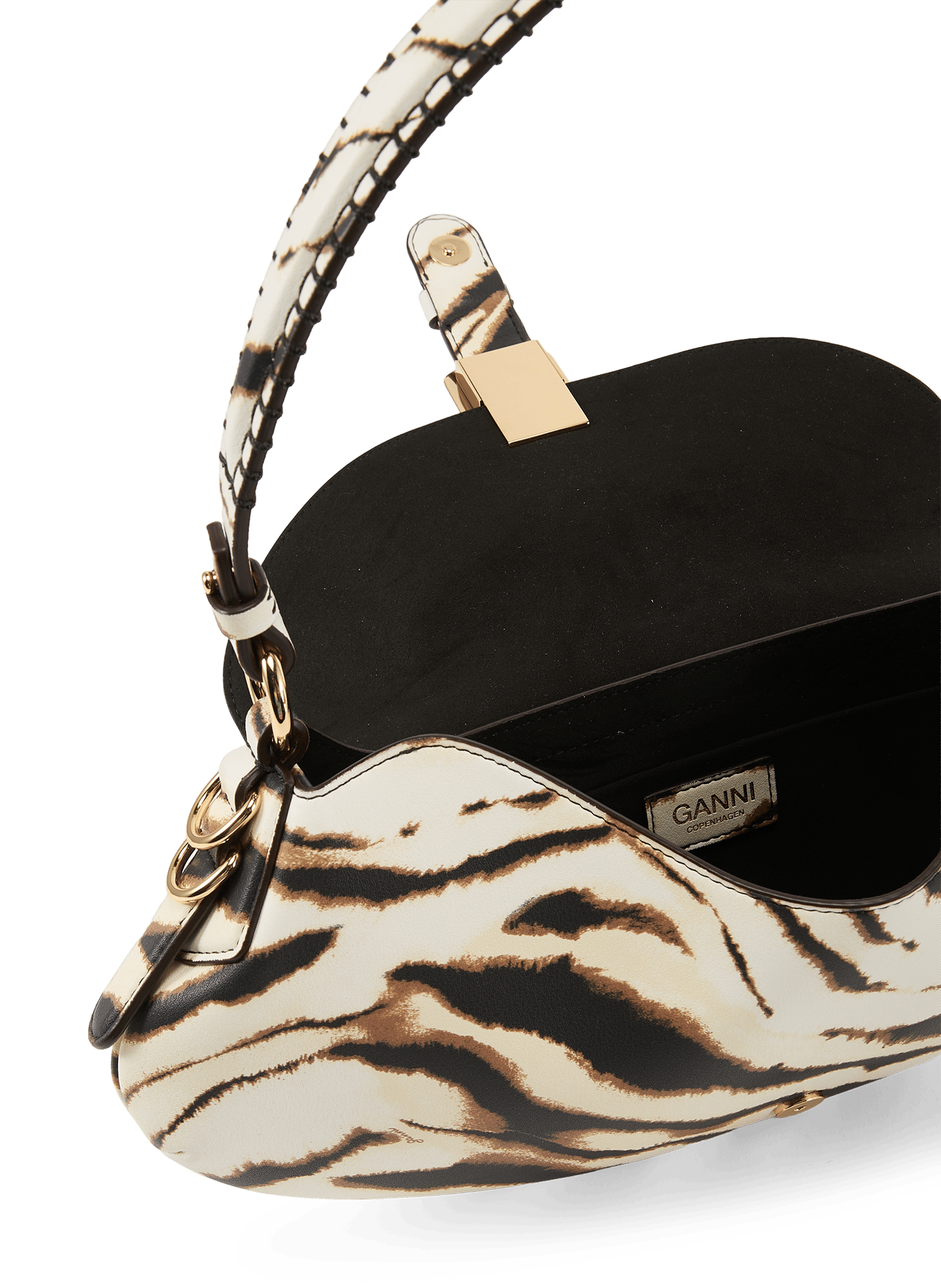 Sac porté épaule B-Kat imprimé GANNI Multicolore