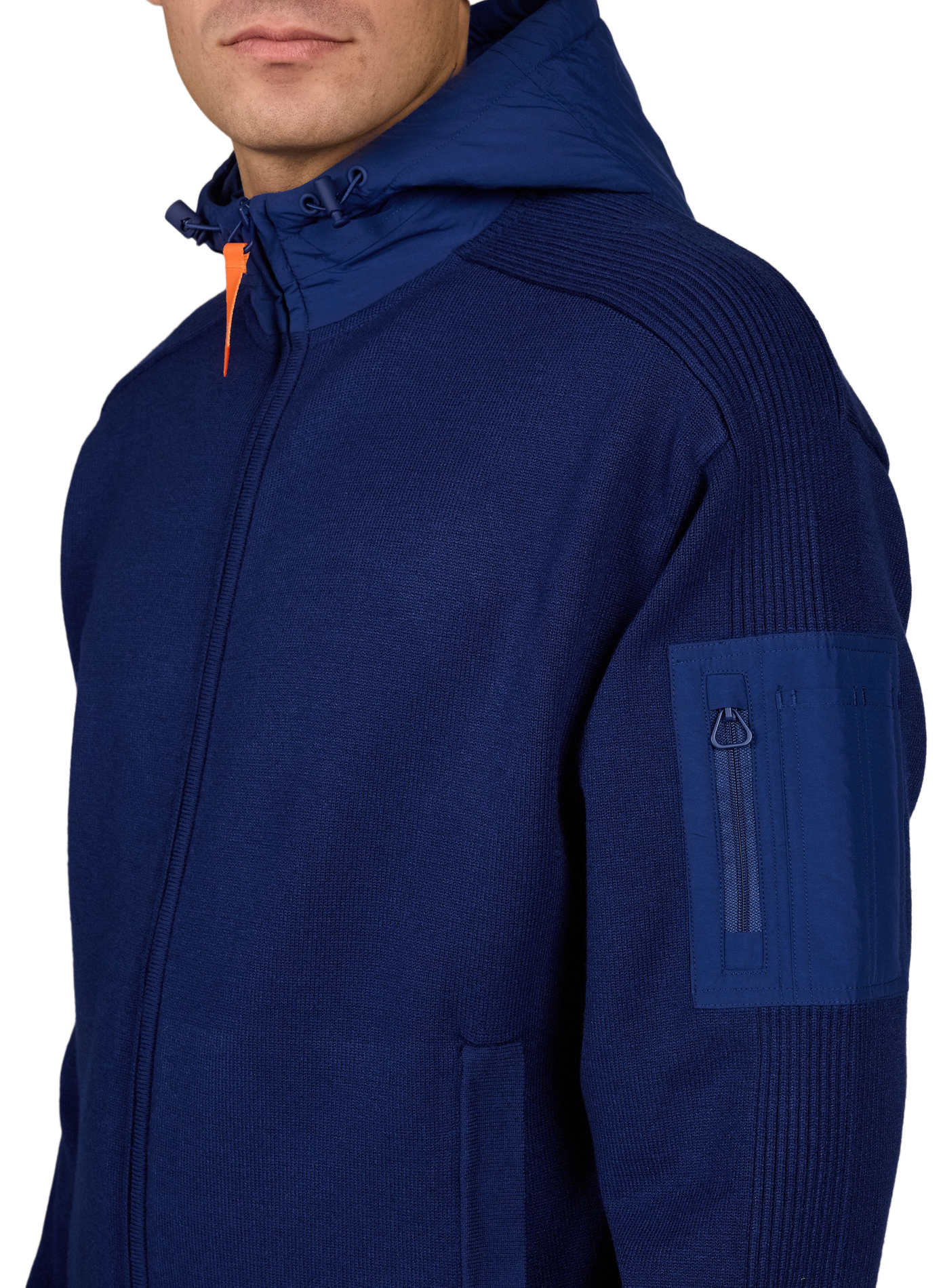 Straight-fit Seb high-neck sweatshirt GERTRUDE Blue