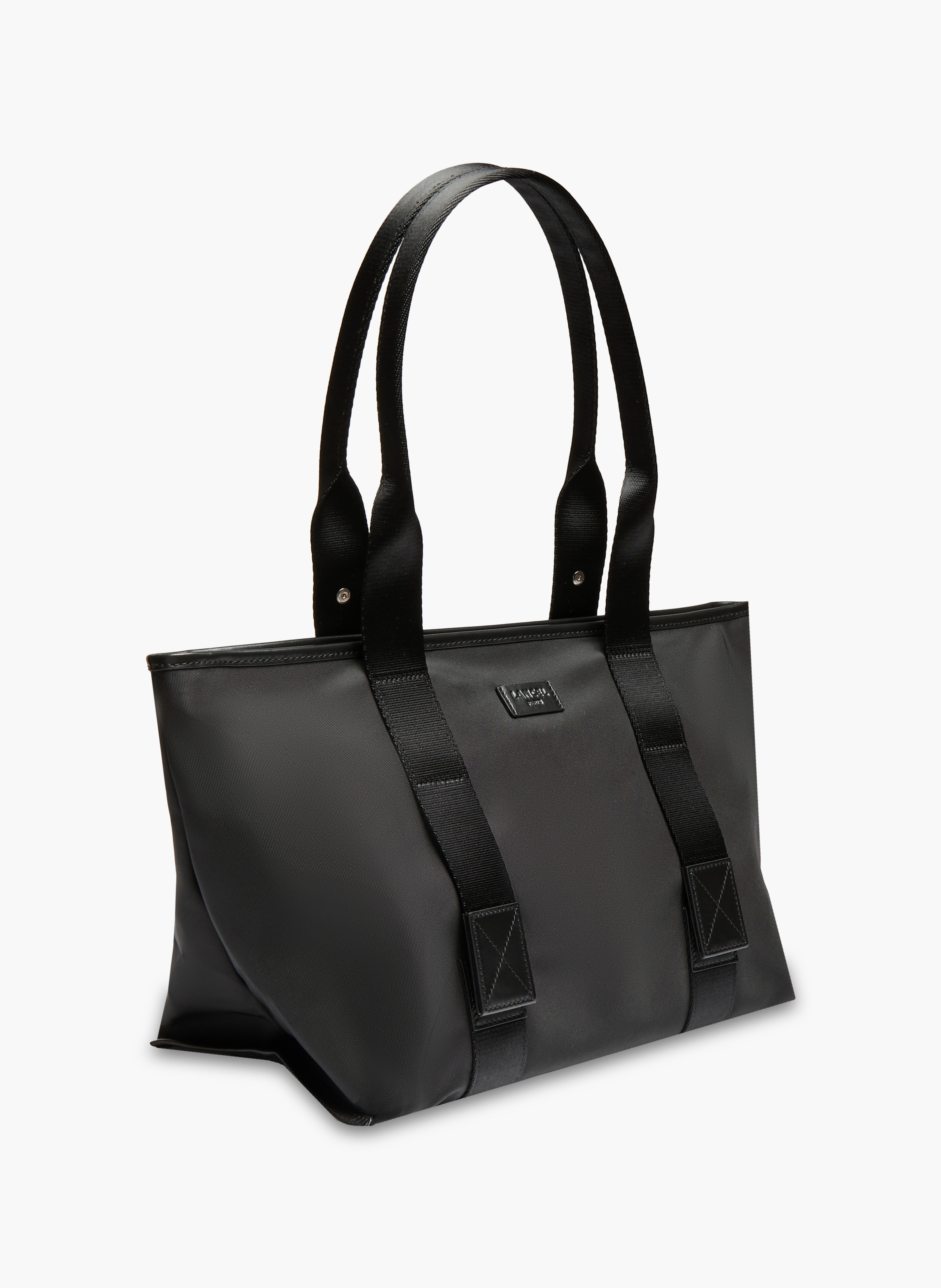 Sac cabas zippé l mistral rollable de lancel en nylon LANCEL Noir