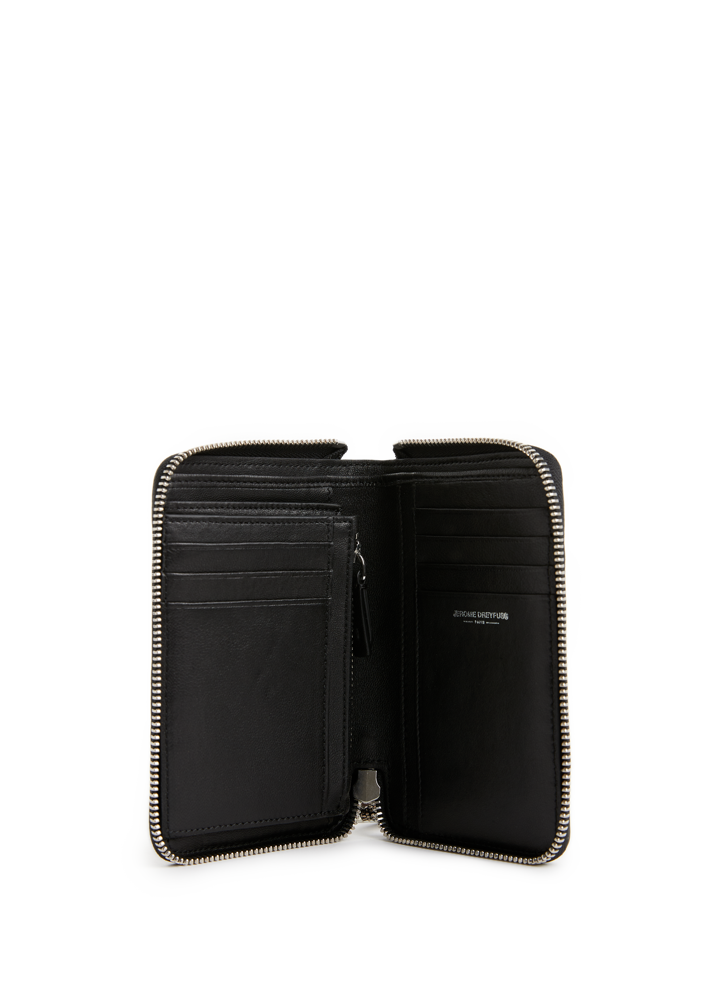 Portefeuille en cuir lamé