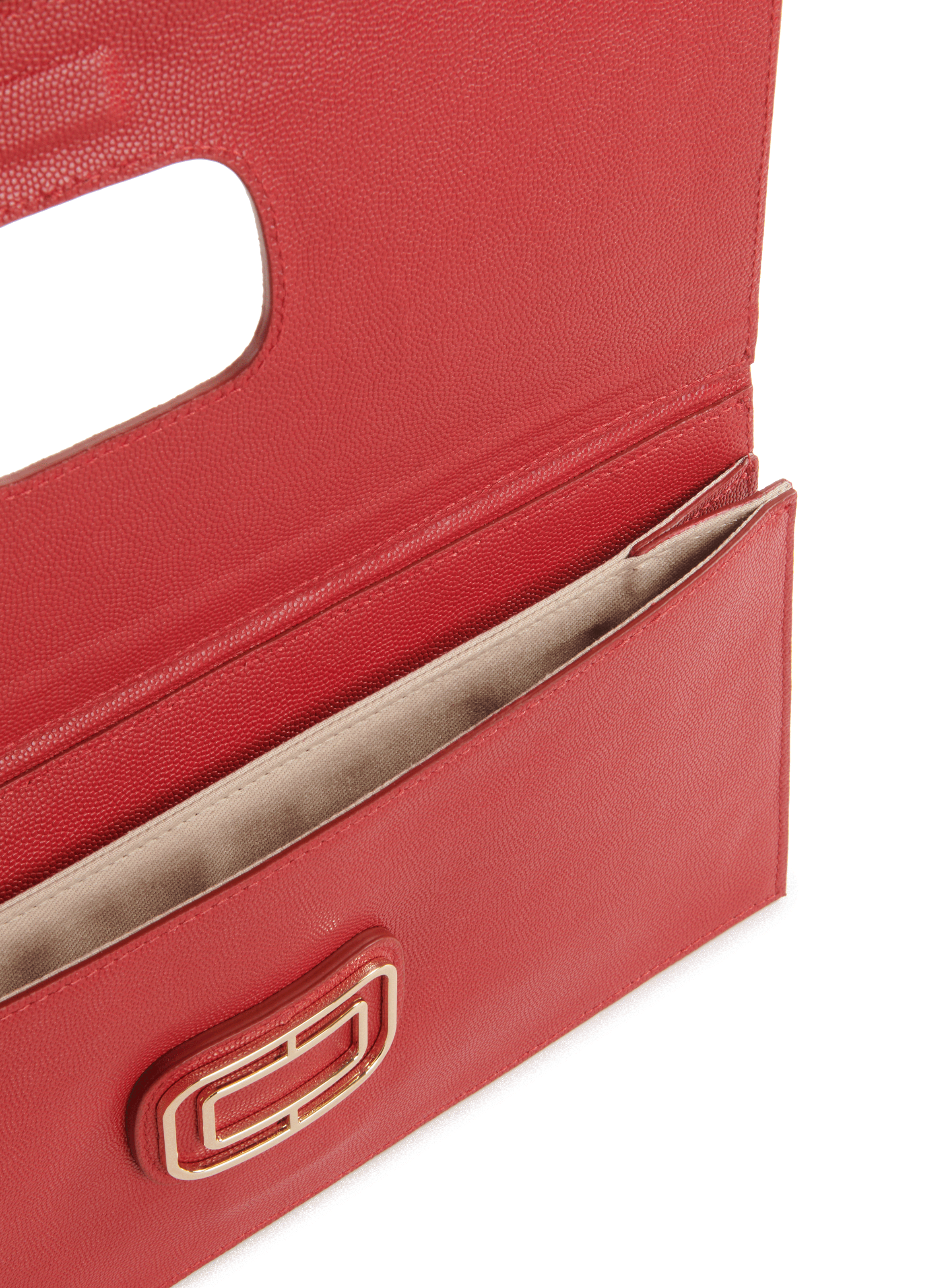 Leather clutch  SAISON 1865 Red