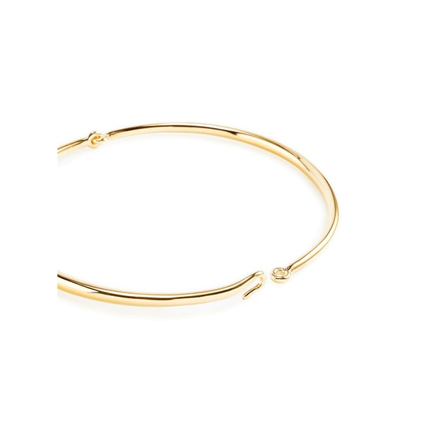 Chocker en argent plaqué or