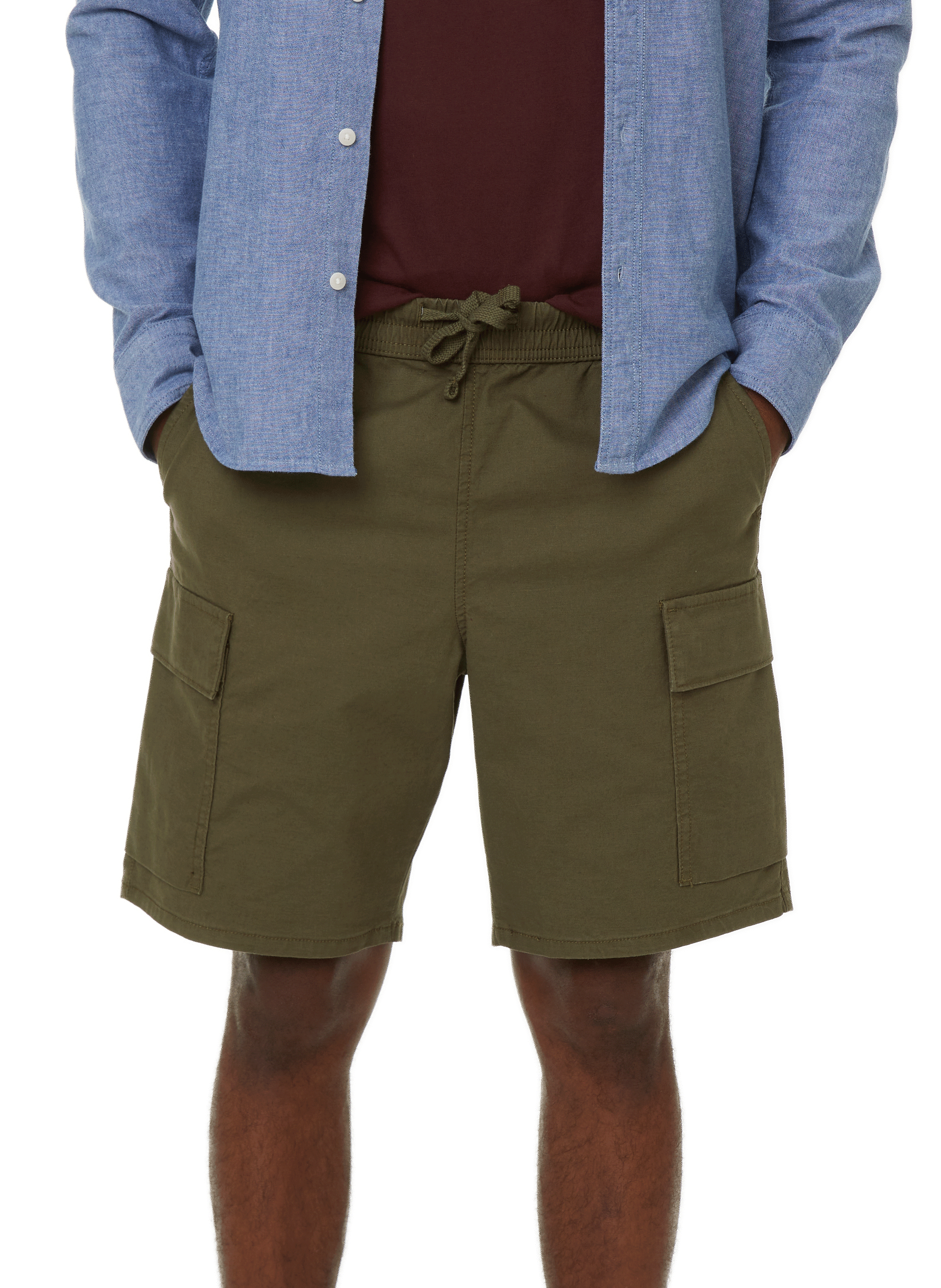 LEVI'S Short cargo en coton Vert