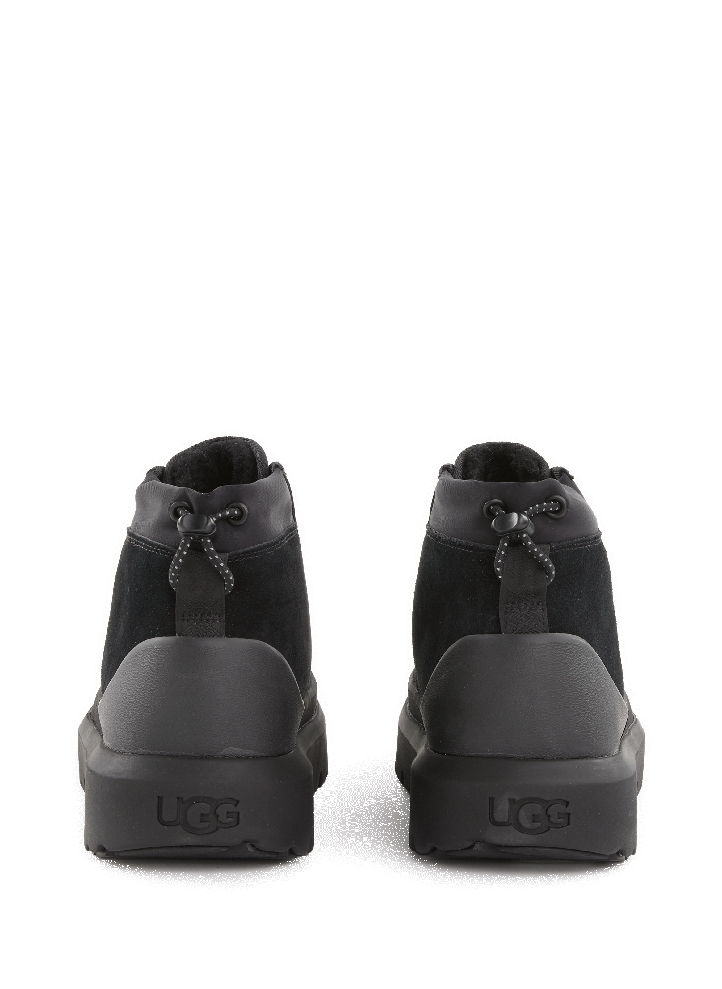 Boots en cuir mélangé UGG Noir