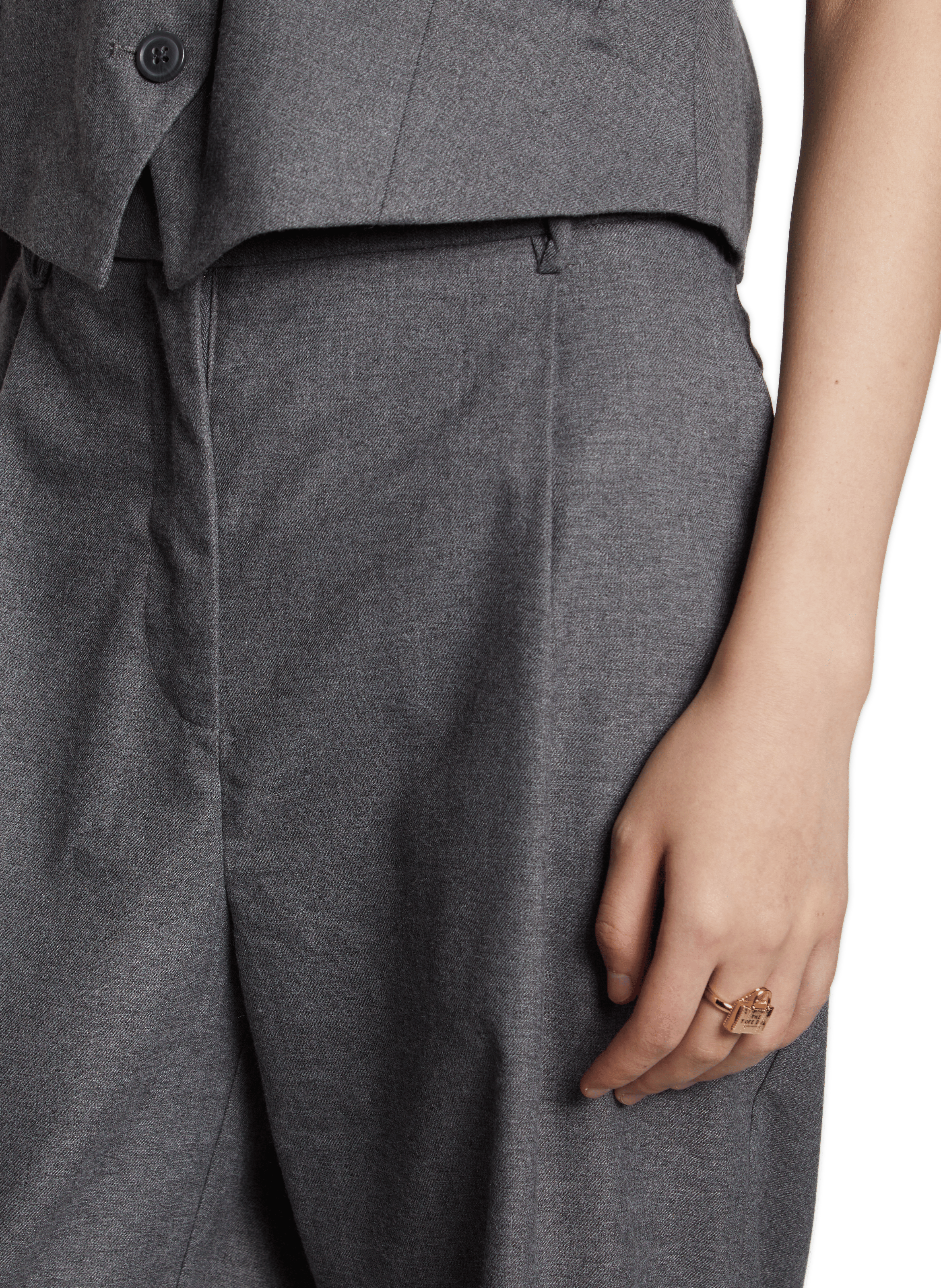 Pantalon droit  SAMSOE SAMSOE Gris