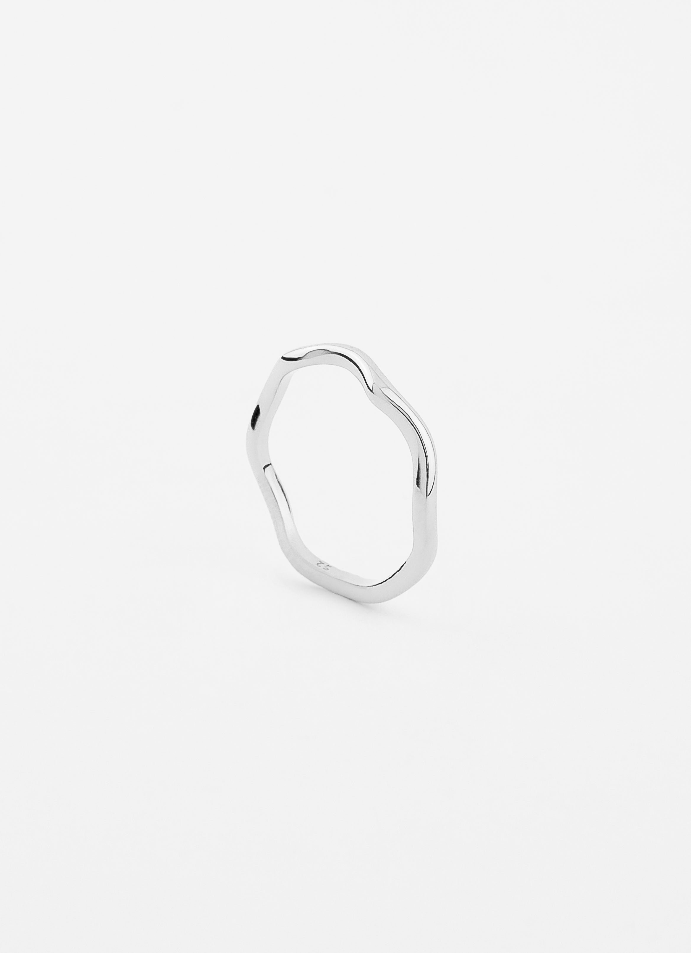 Bague coral onde argent 925 ANNA SOTTILOTTA Argent