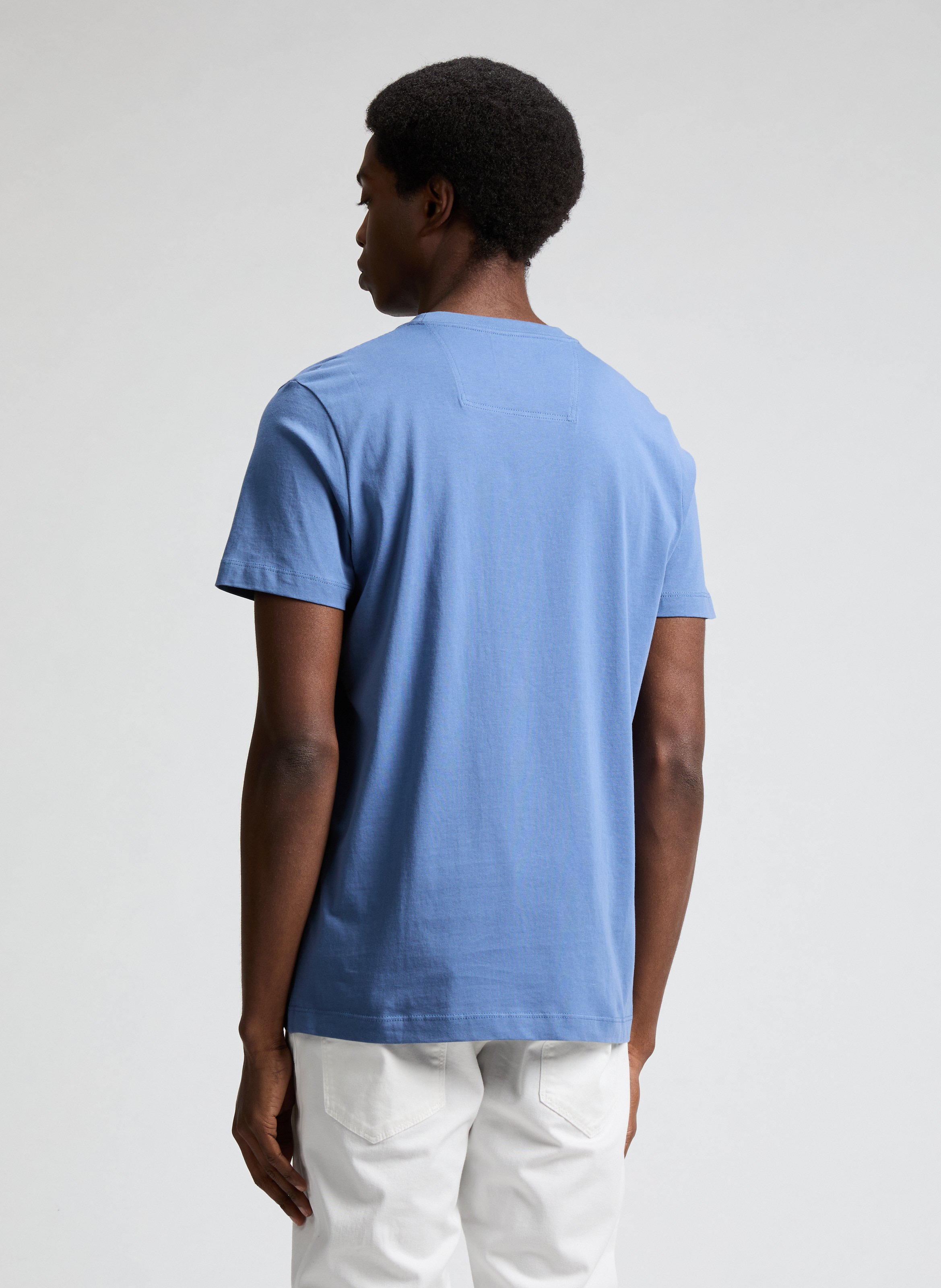 T-shirt en coton FACONNABLE Bleu