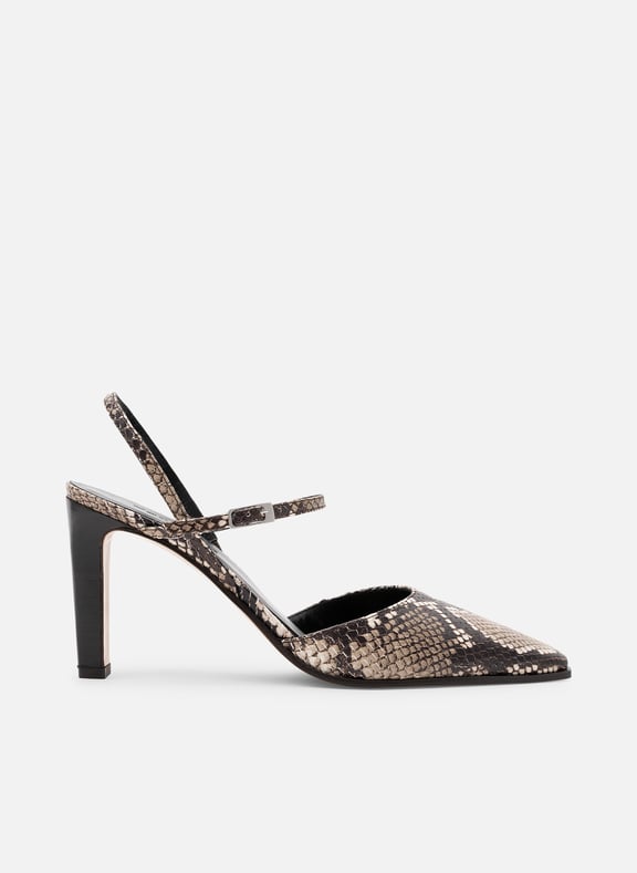 Sling back miller en python Multicolore by PARALLELE PARALLELE Sling back miller en python Multicolore