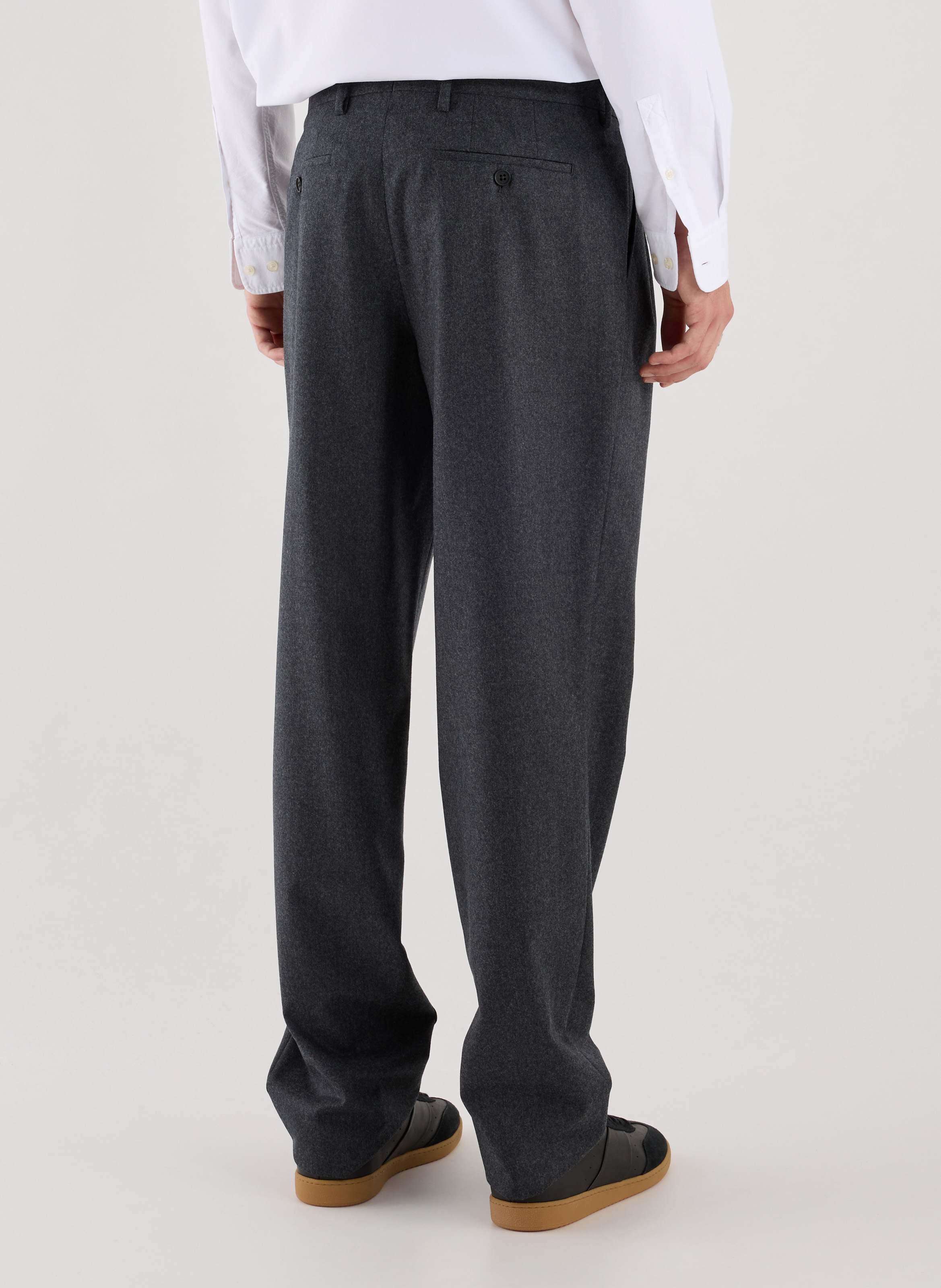 Baskets Saloon en cuir et coton mélangés SAISON 1865 Noir