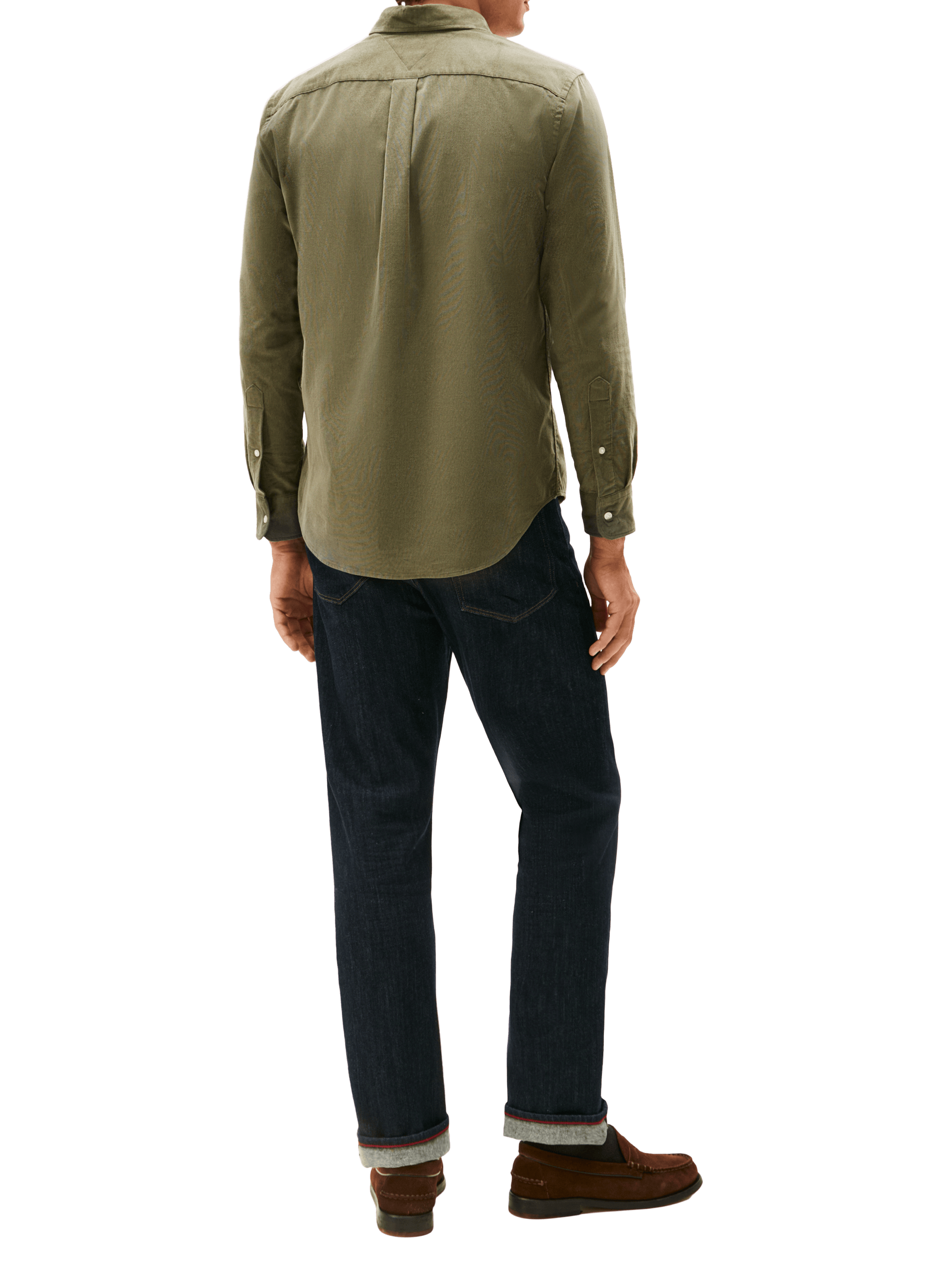 Cotton shirt TOMMY HILFIGER Green