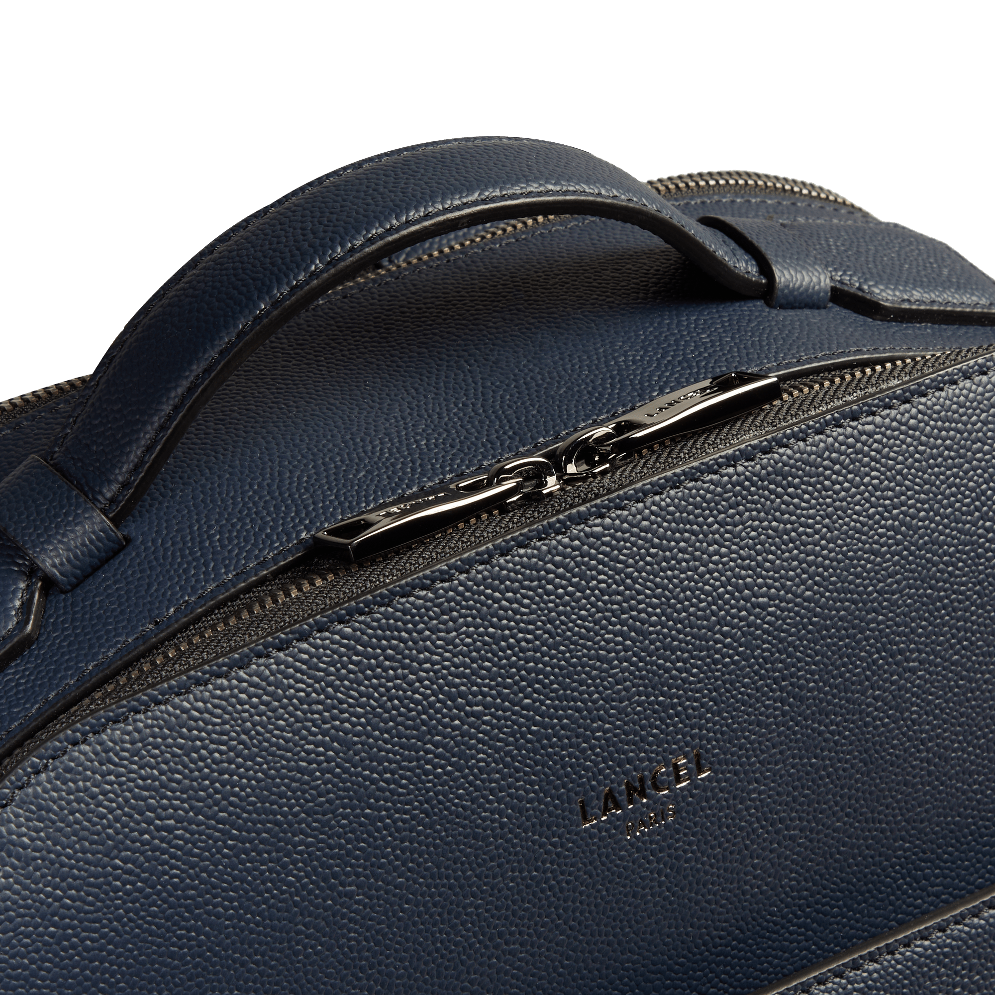 Sac à dos convertible charlie de lancel en cuir LANCEL Bleu