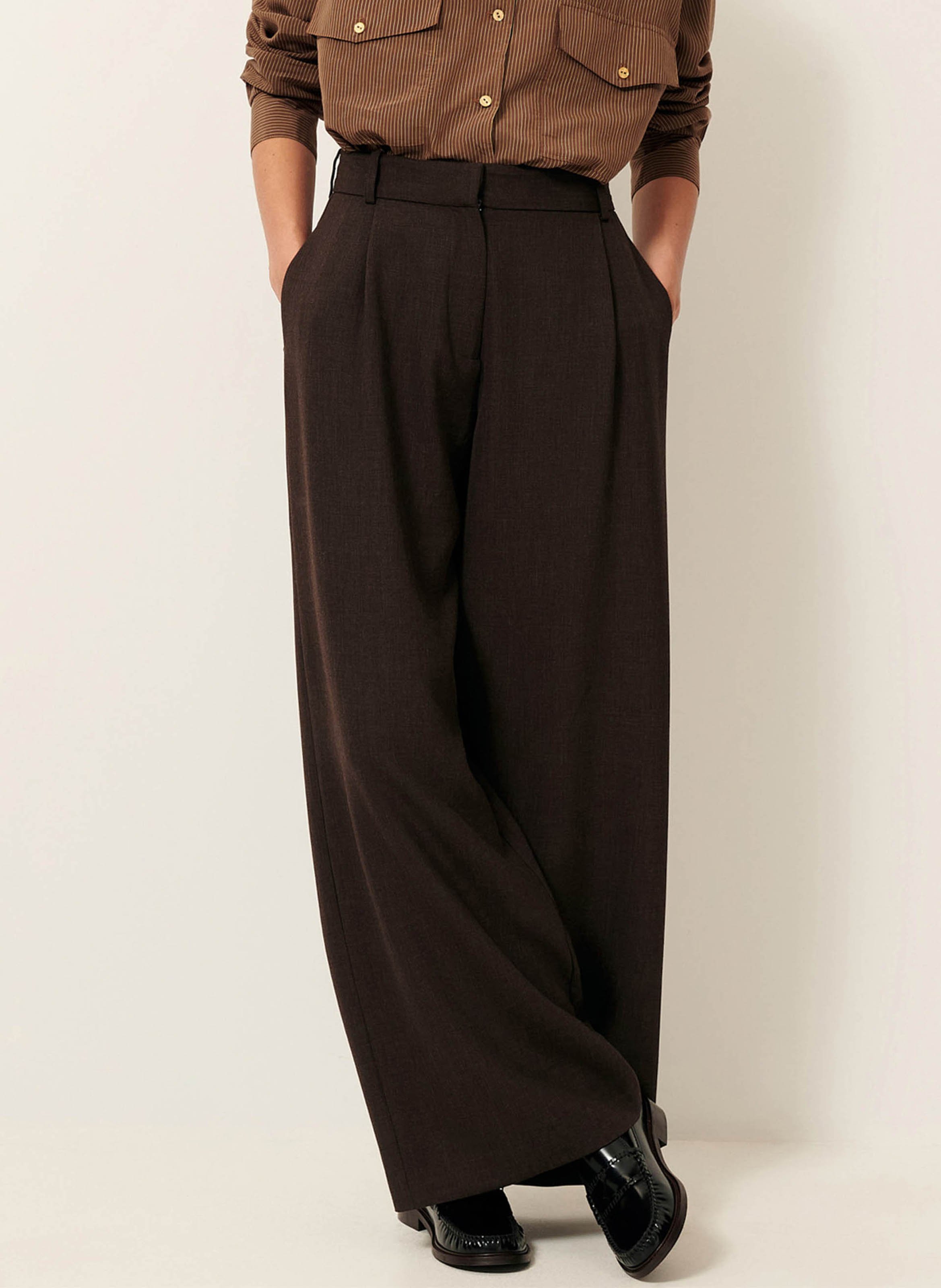Pantalon large provenco SESSUN Gris