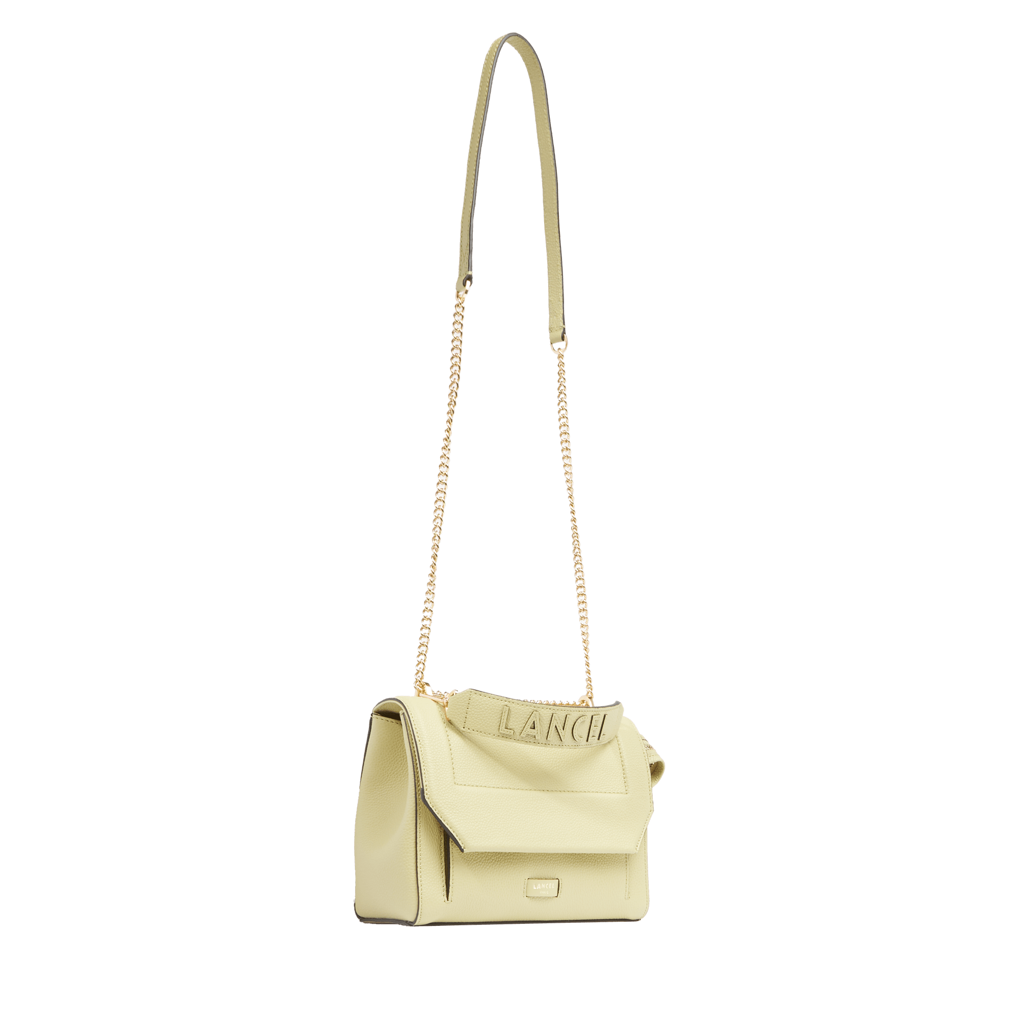 Sac rabat m ninon de lancel en cuir LANCEL Vert
