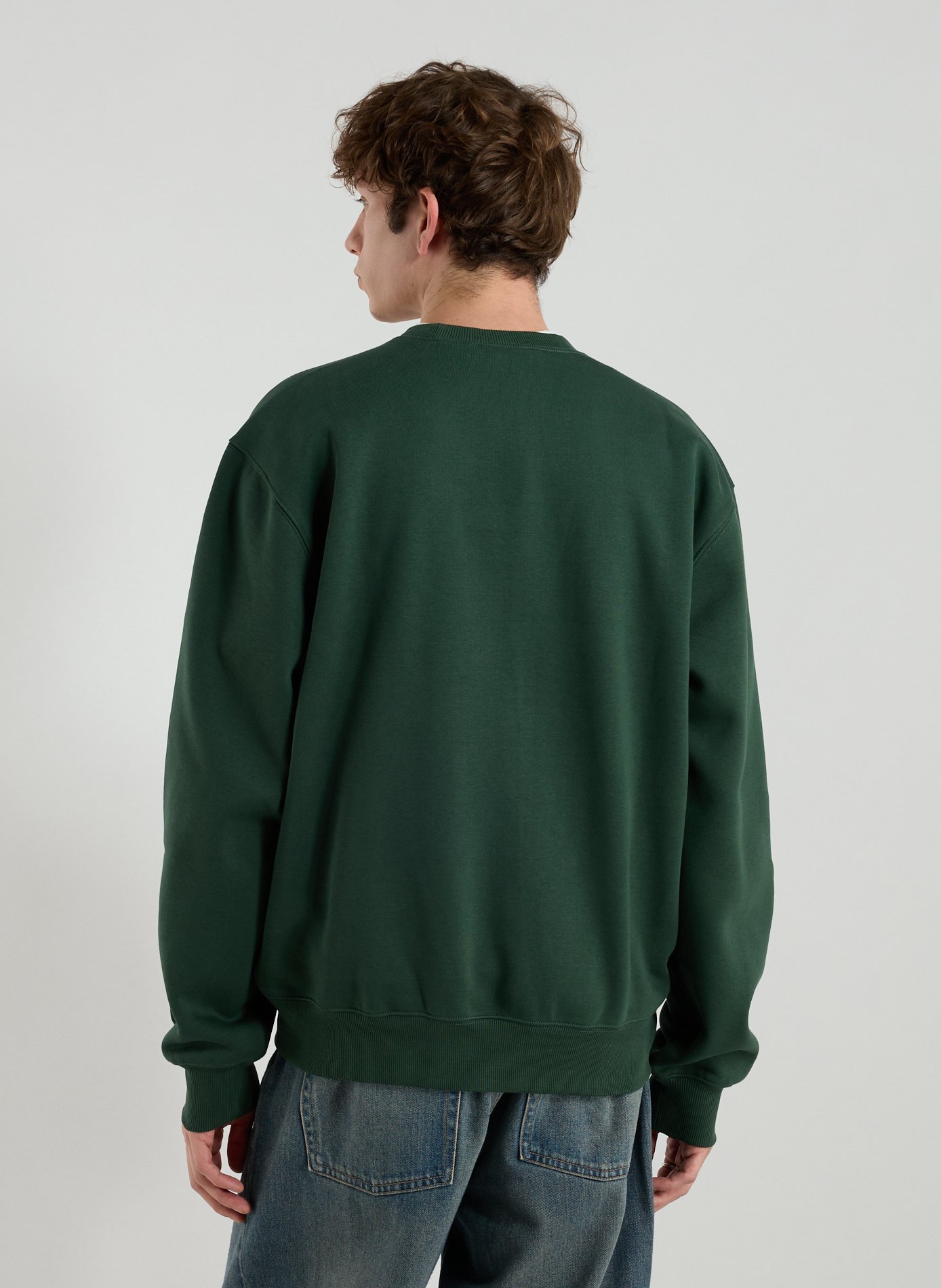 Sweatshirt ample en coton mélangé CARHARTT WIP Vert