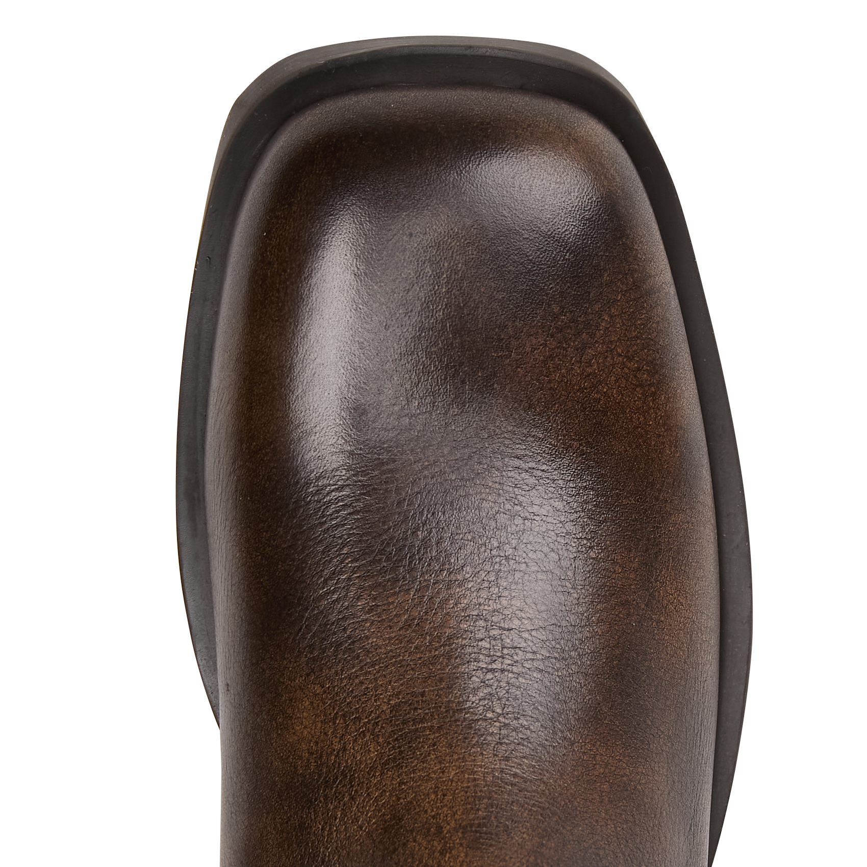 Bottines en cuir IKKS Marron