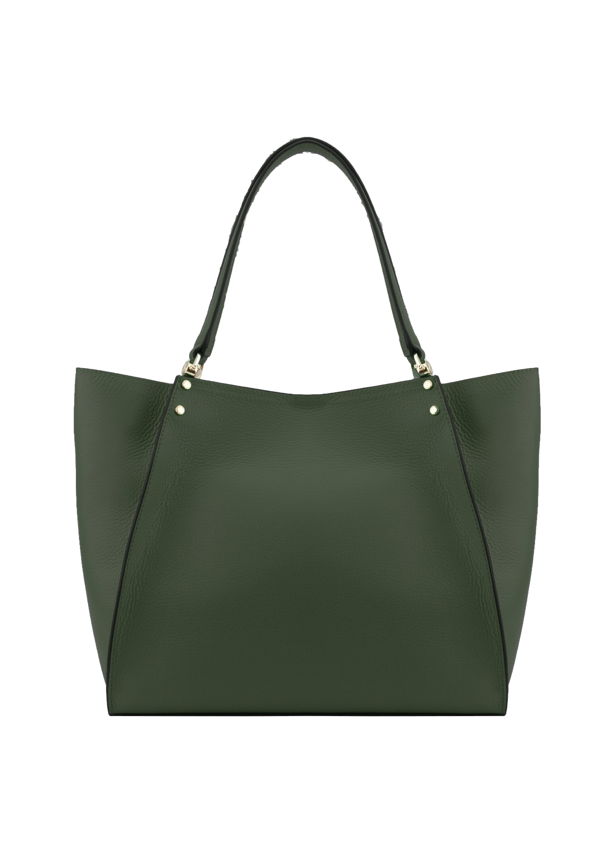 Hebdo | Sac PM en cuir de veau grainé POURCHET Vert