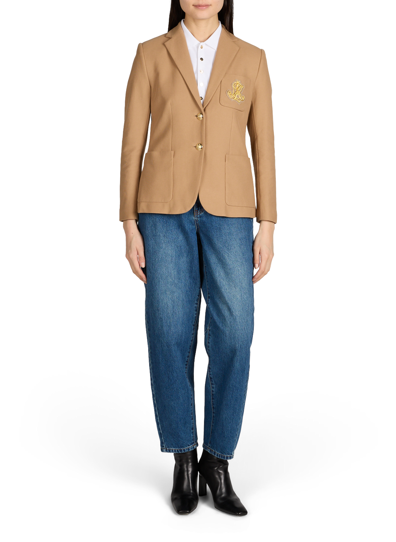 Cotton Blazer LAUREN Beige