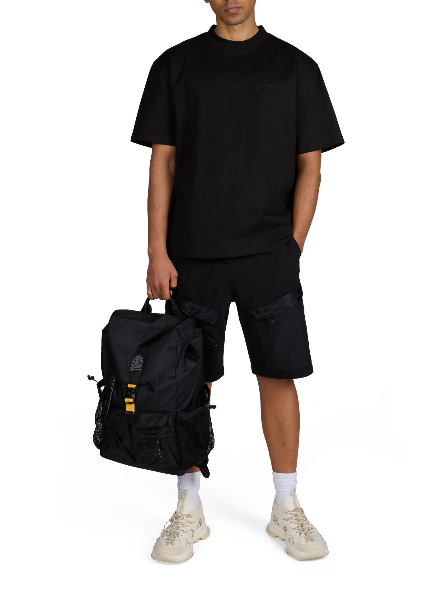 Classic Cotton T-Shirt PARAJUMPERS Black