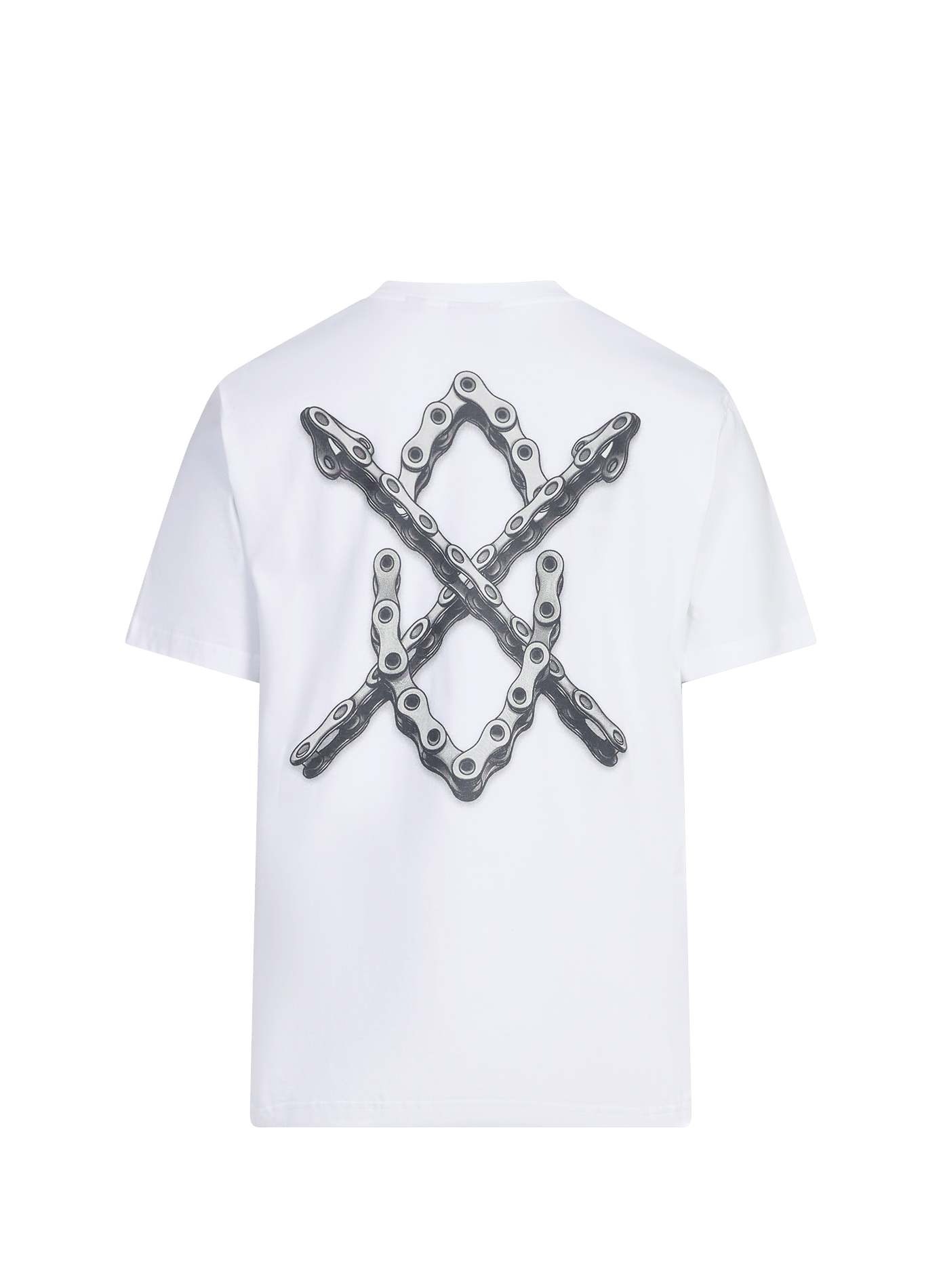 Tee-shirt col rond en coton DAILY PAPER Blanc